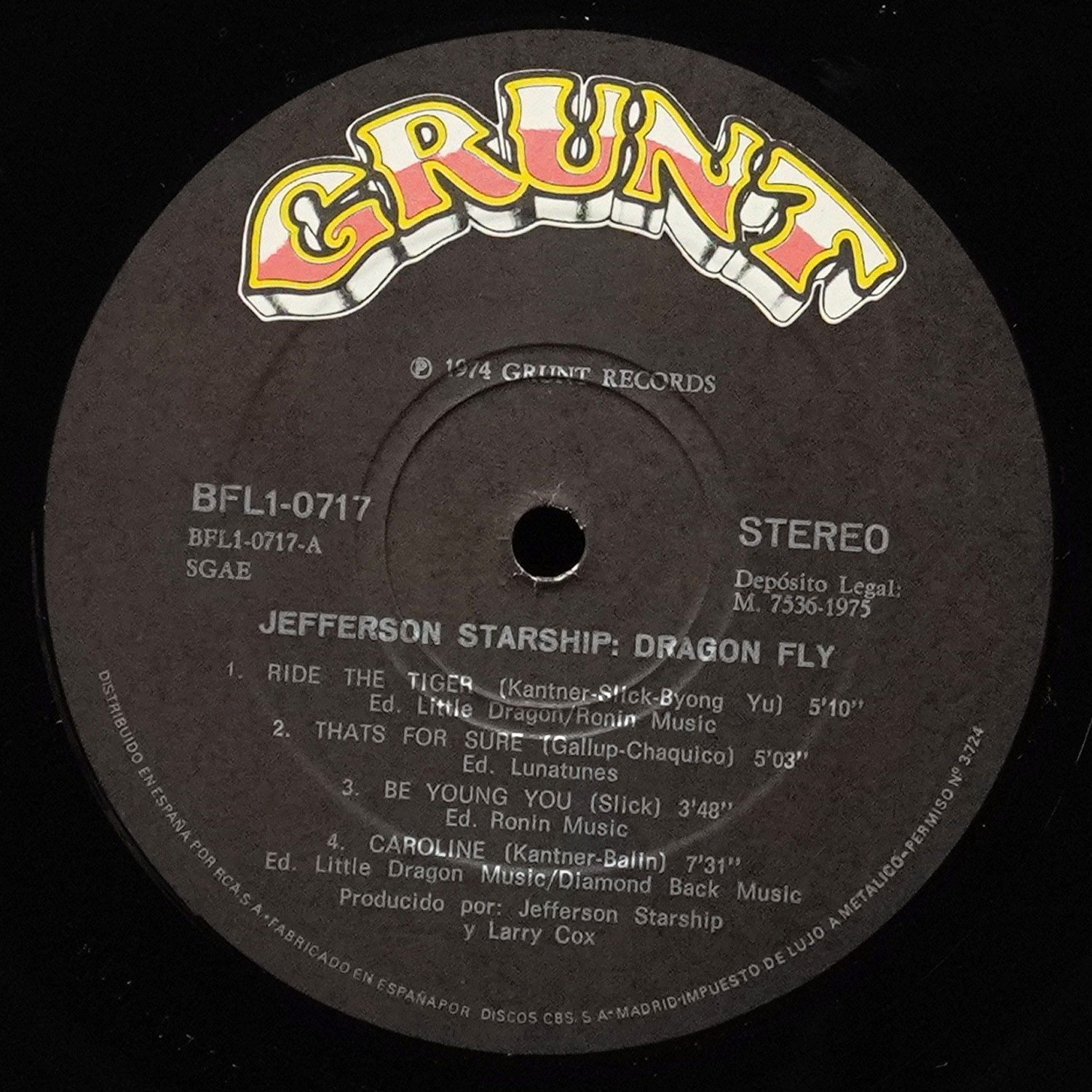 LP Jefferson Starship — Dragon Fly фото 2