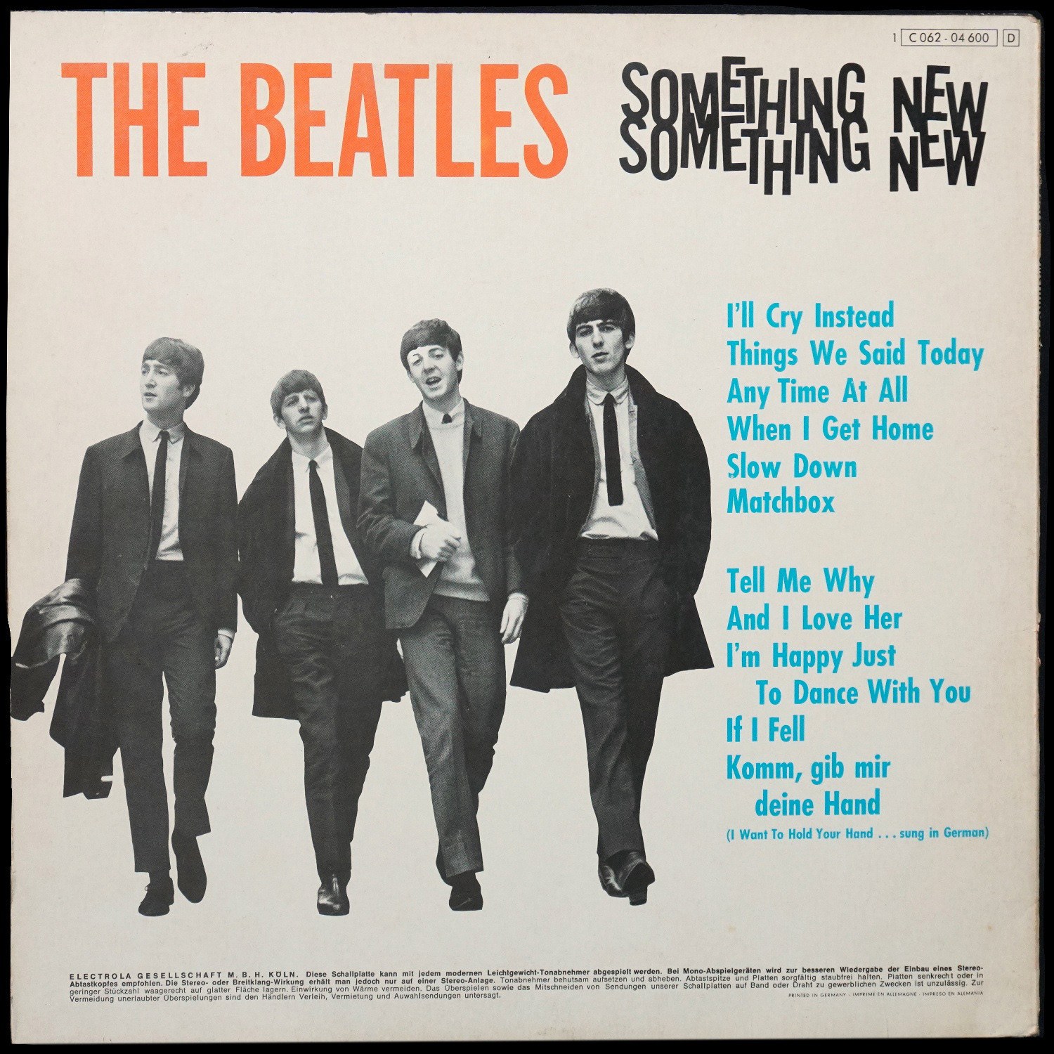 LP Beatles — Something New фото 2