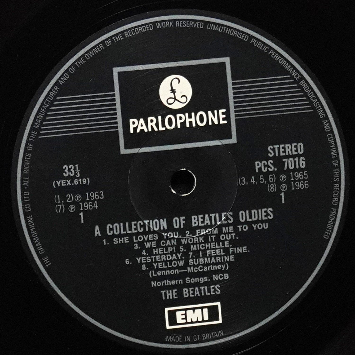 LP Beatles — A Collection Of Beatles Oldies фото 3