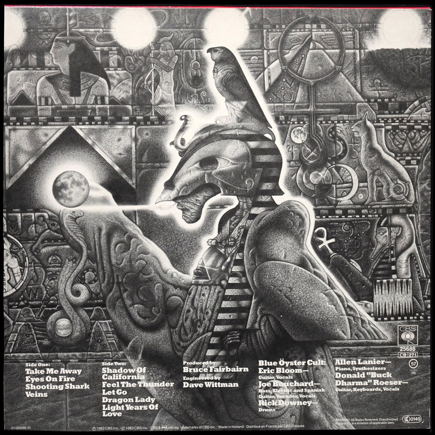 LP Blue Oyster Cult — Revolution By Night фото 2