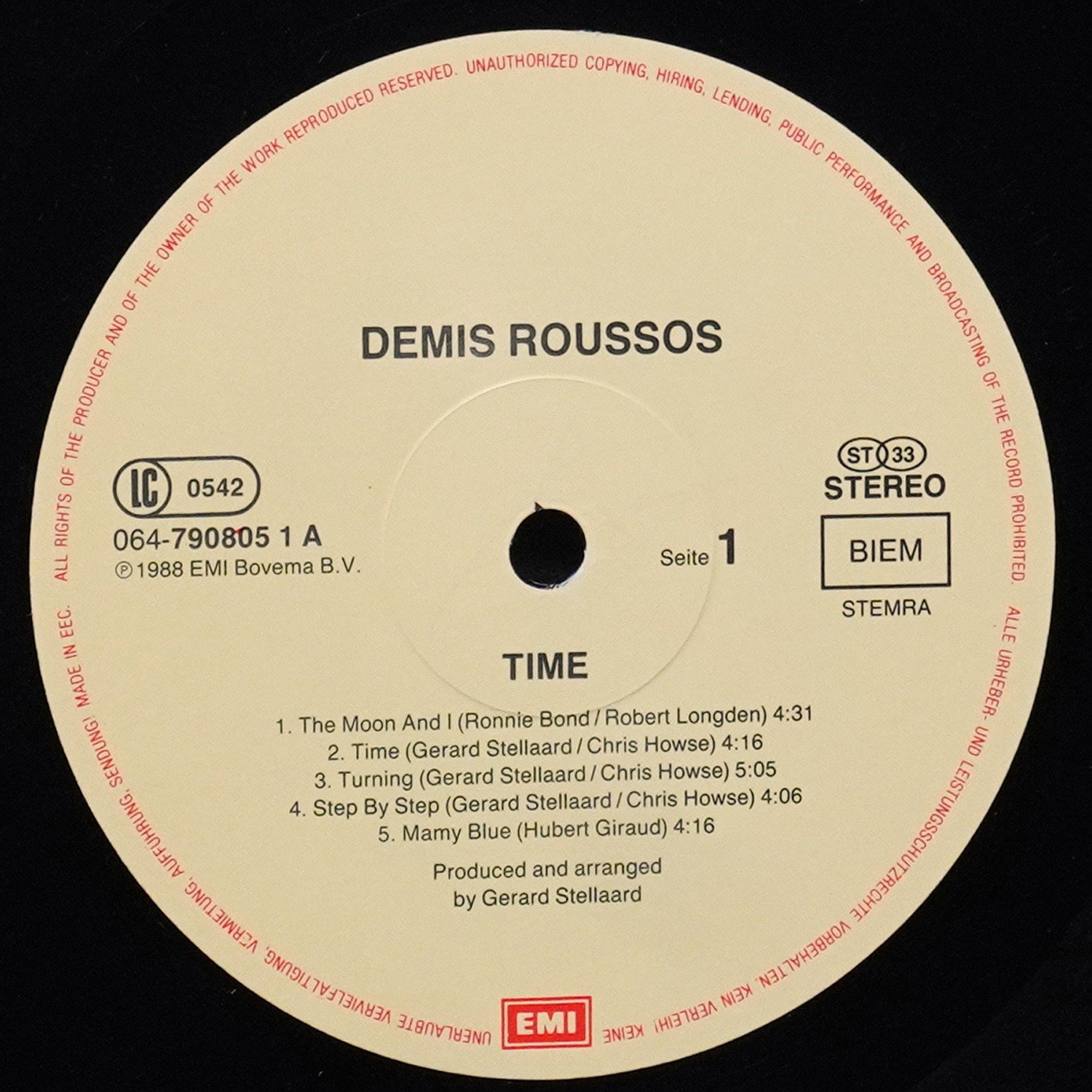 LP Demis Roussos — Time фото 2
