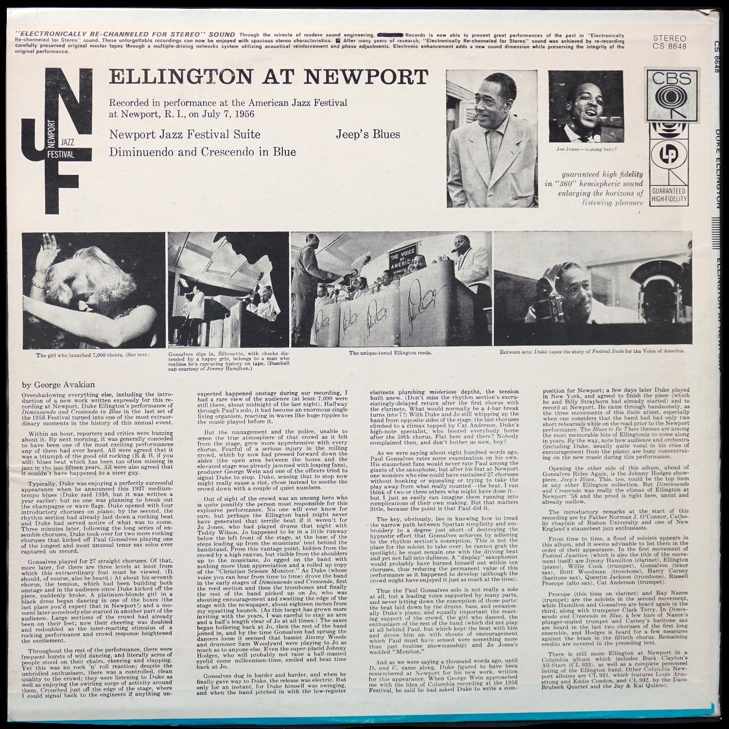 LP Duke Ellington And His Orchestra — Ellington At Newport фото 2