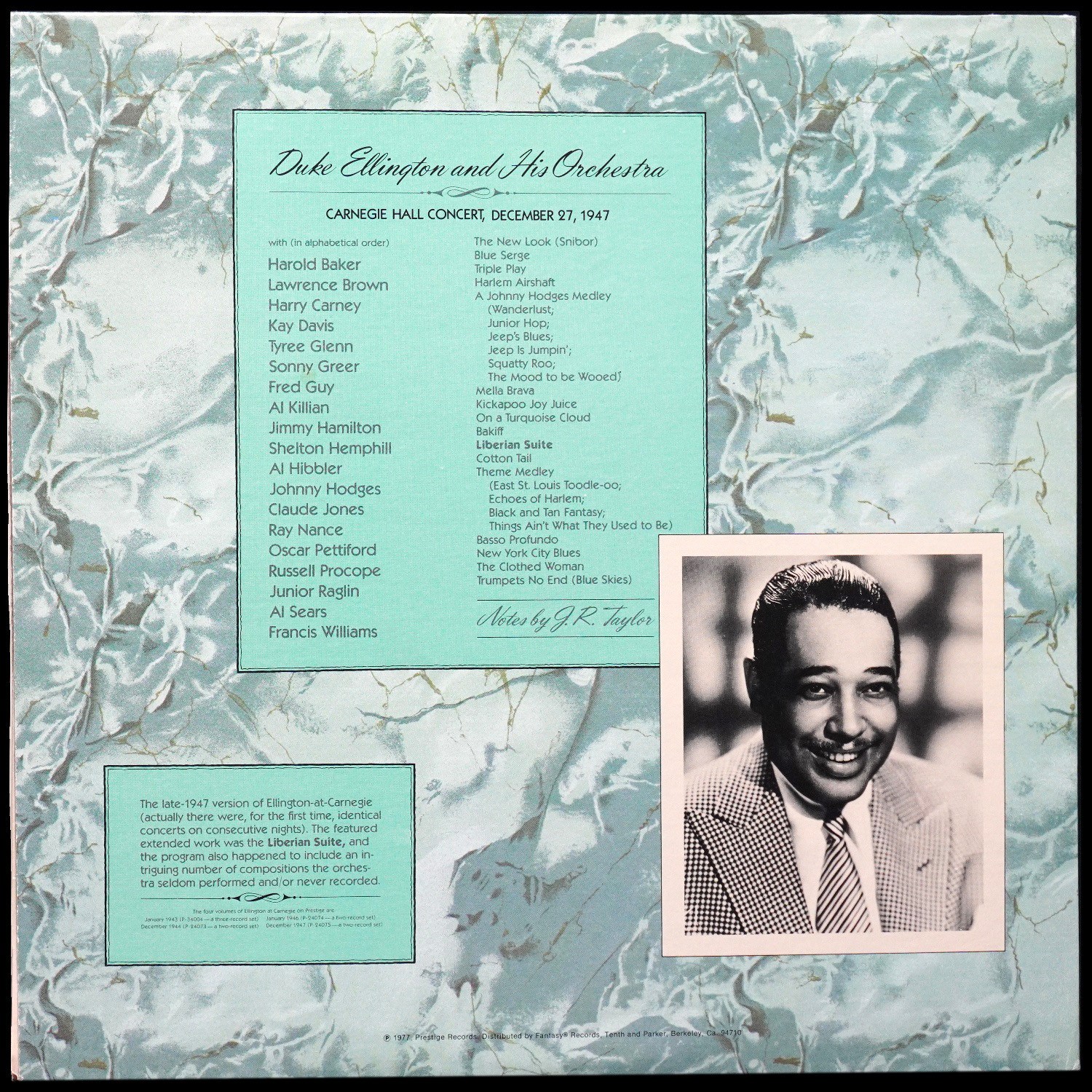 LP Duke Ellington And His Orchestra — December, 1947 (2LP,  моно) фото 2