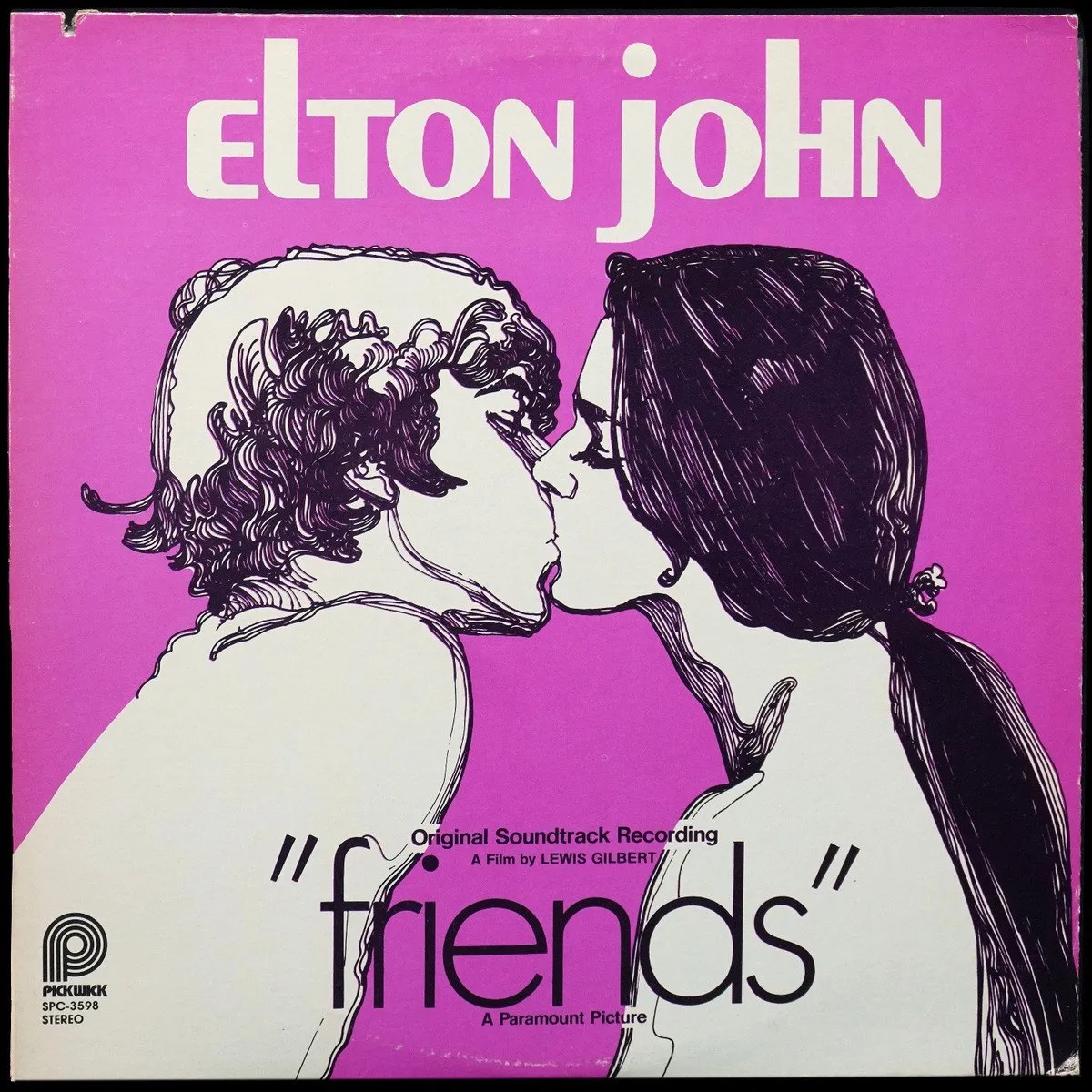LP Elton John — Friends (Original Soundtrack Recording) фото