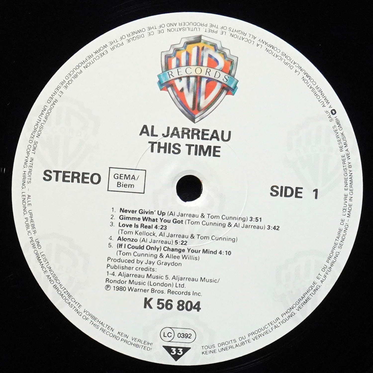 LP Al Jarreau — This Time фото 2