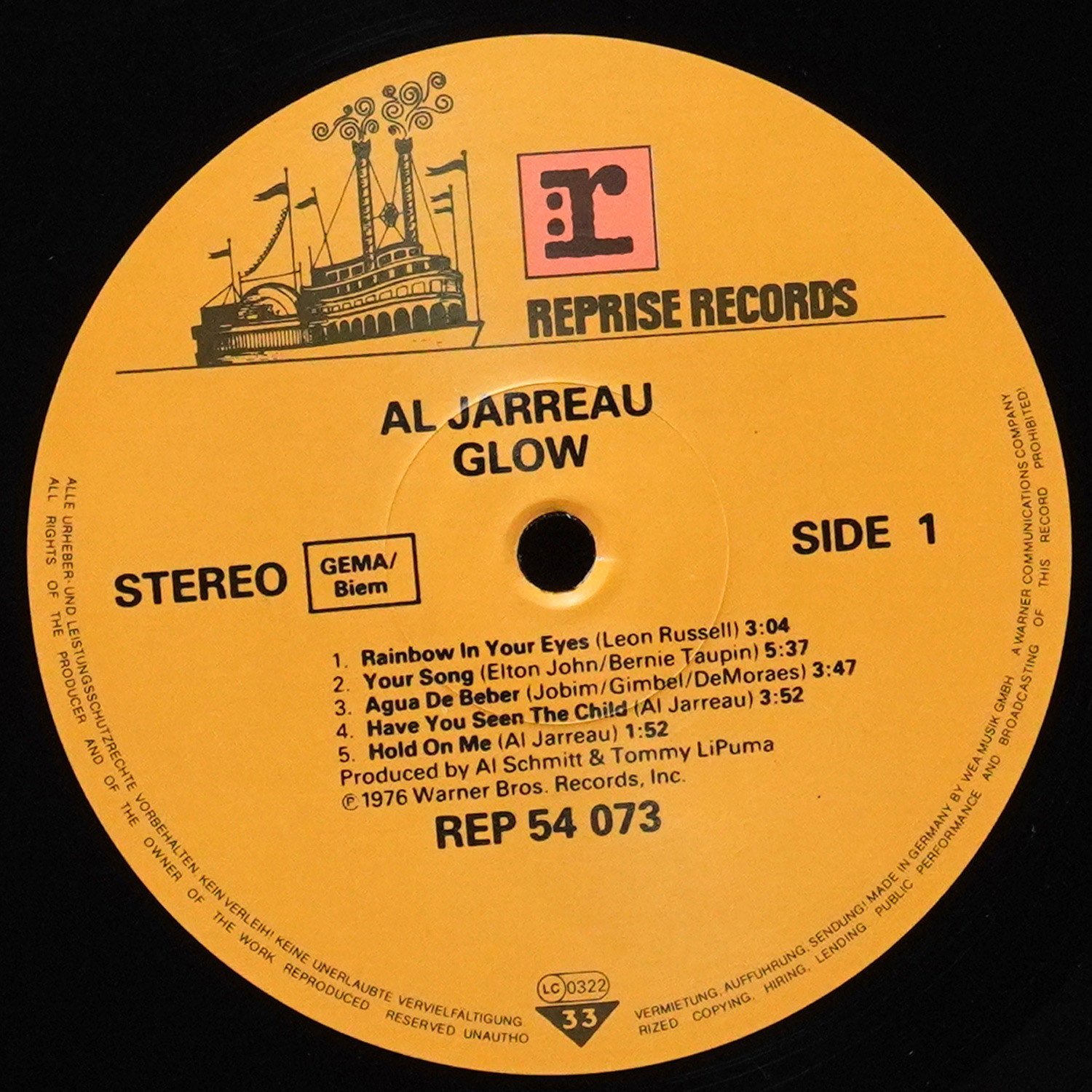 LP Al Jarreau — Glow фото 2