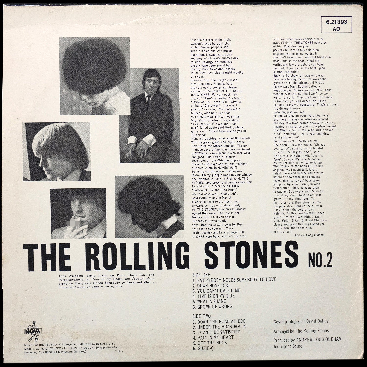 LP Rolling Stones — Vol. 2 фото 2