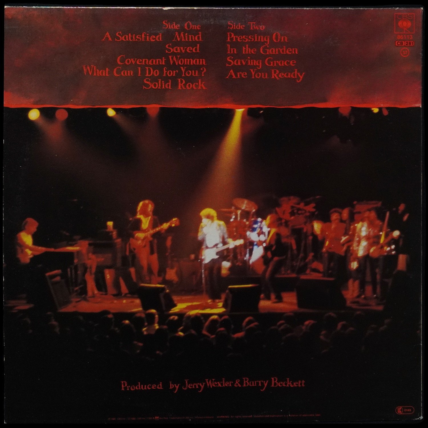 LP Bob Dylan — Saved фото 2