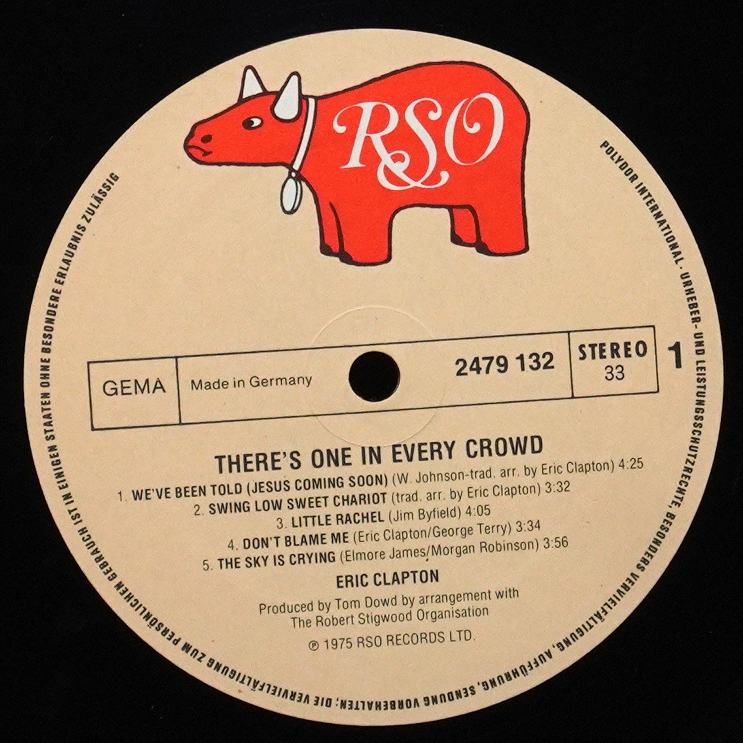 LP Eric Clapton — There's One In Every Crowd фото 3