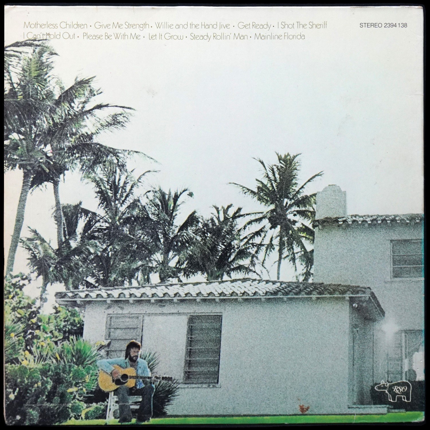 LP Eric Clapton — 461 Ocean Boulevard фото 2