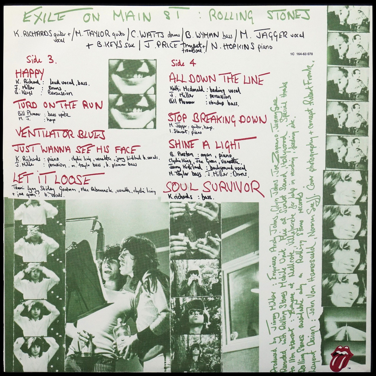 LP Rolling Stones — Exile On Main St (2LP) фото 8