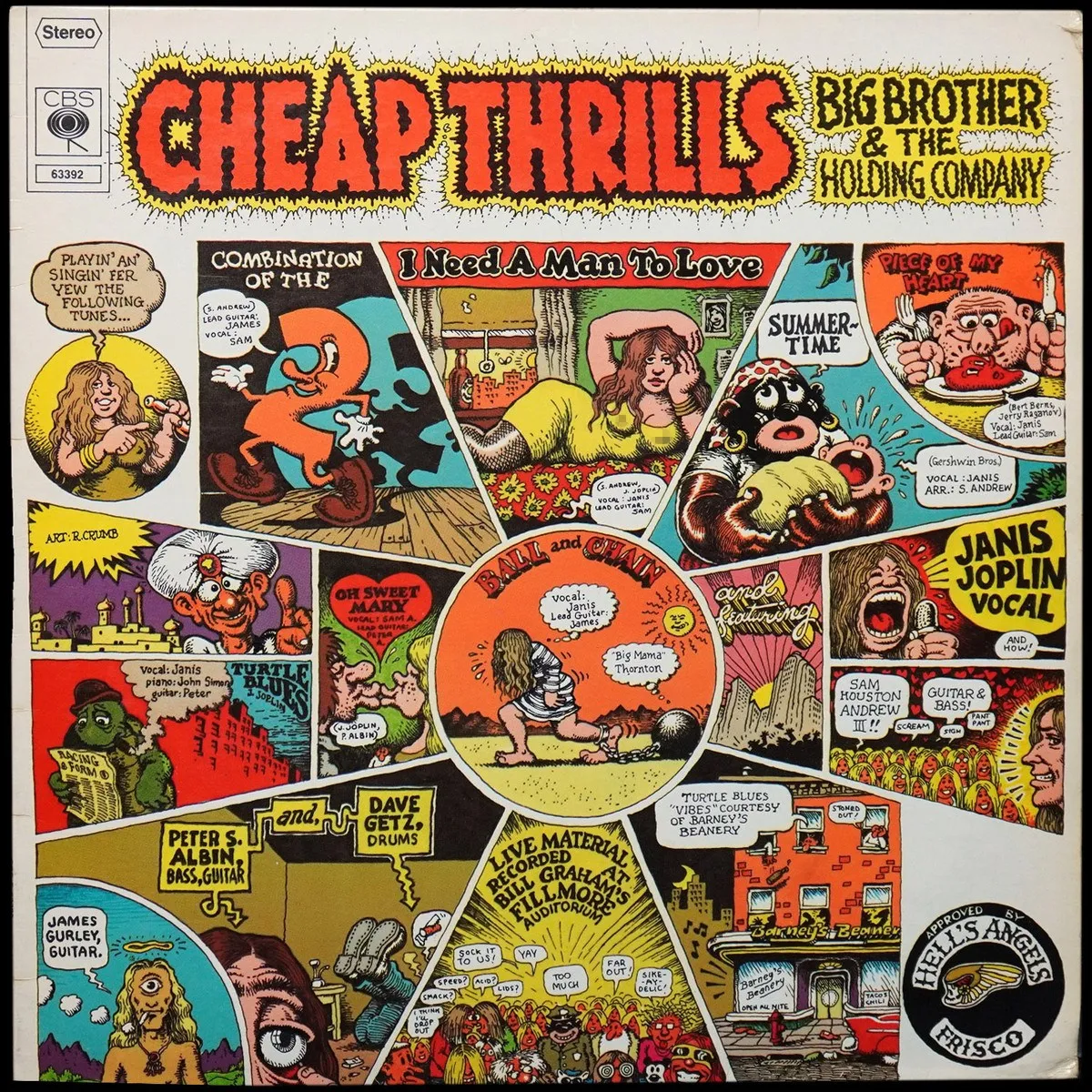 LP Big Brother & Holding Company — Cheap Thrills фото