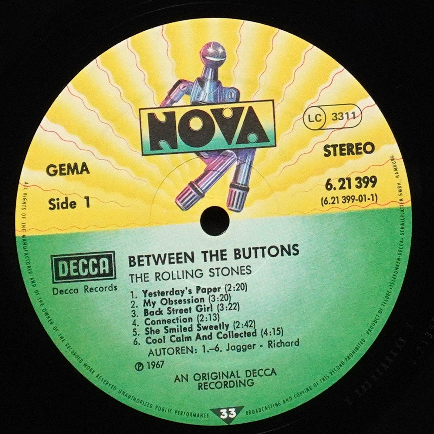 LP Rolling Stones — Between The Buttons фото 3
