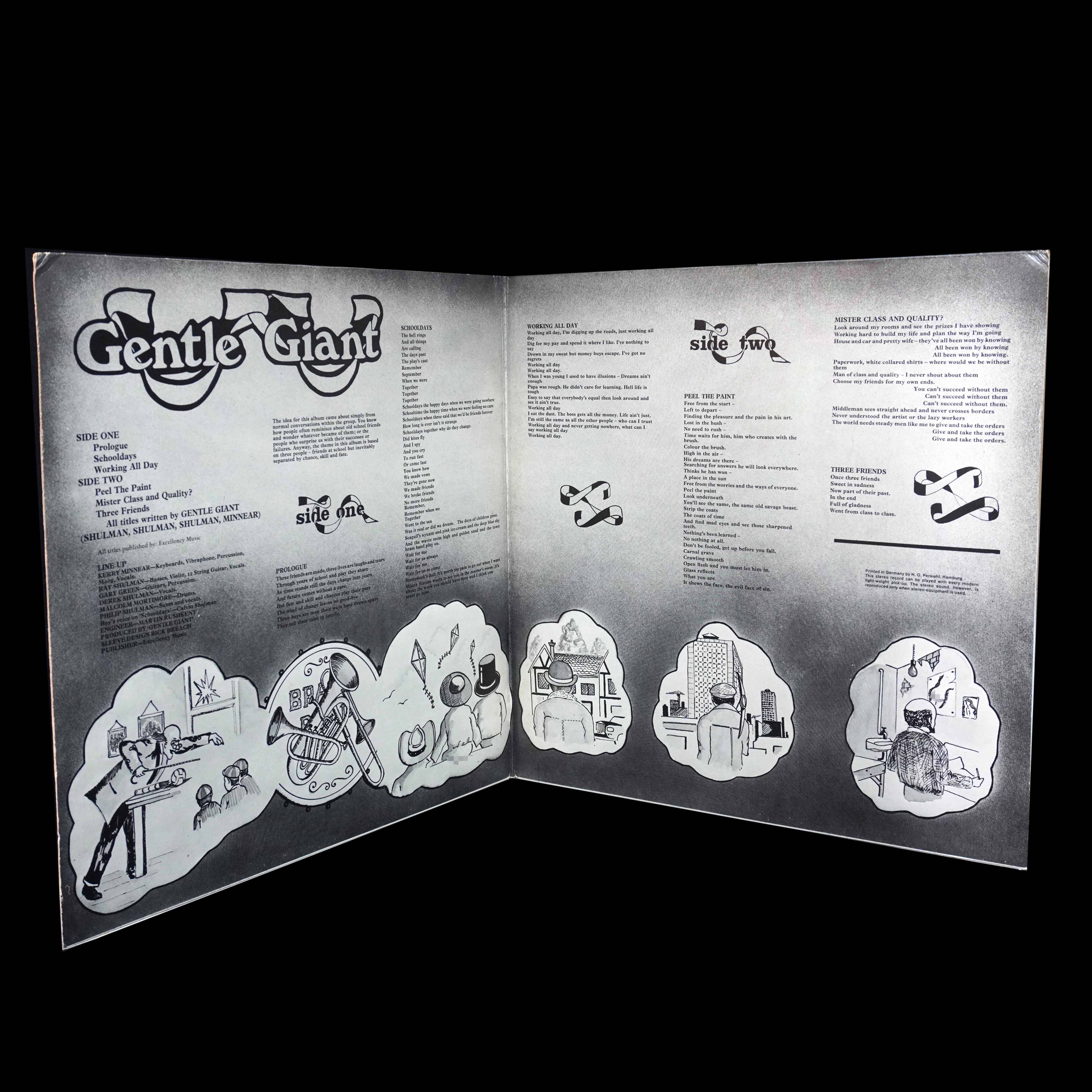 LP Gentle Giant — Three Friends фото 4