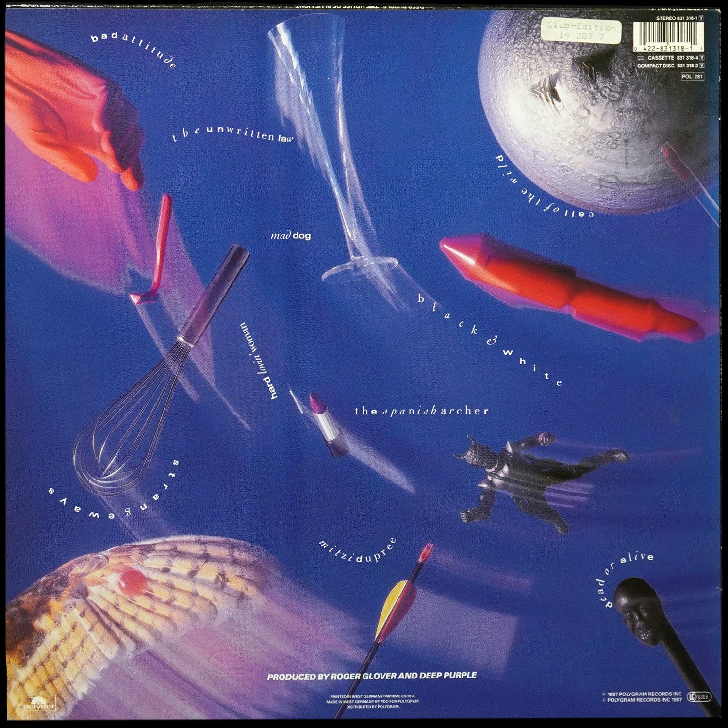 LP Deep Purple — House Of Blue Light фото 2