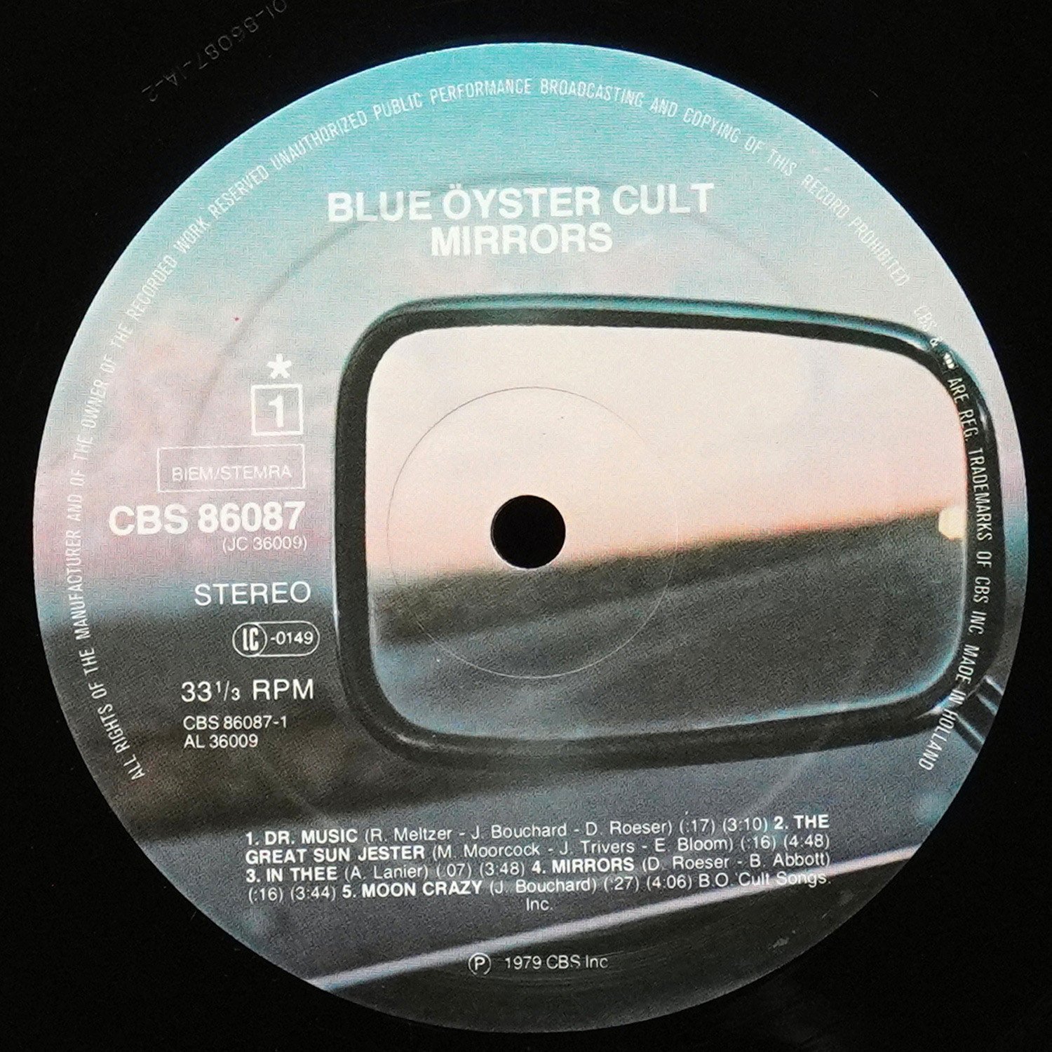 LP Blue Oyster Cult — Mirrors фото 3