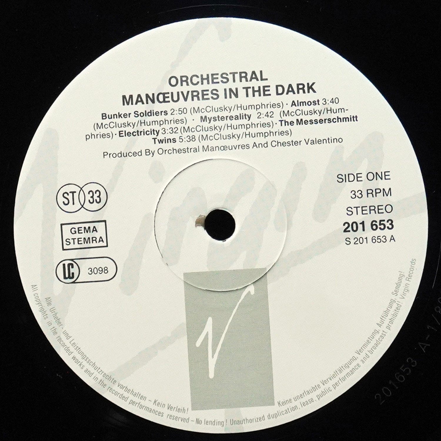 LP Orchestral Manoeuvres In The Dark — Orchestral Manoeuvres In The Dark фото 3