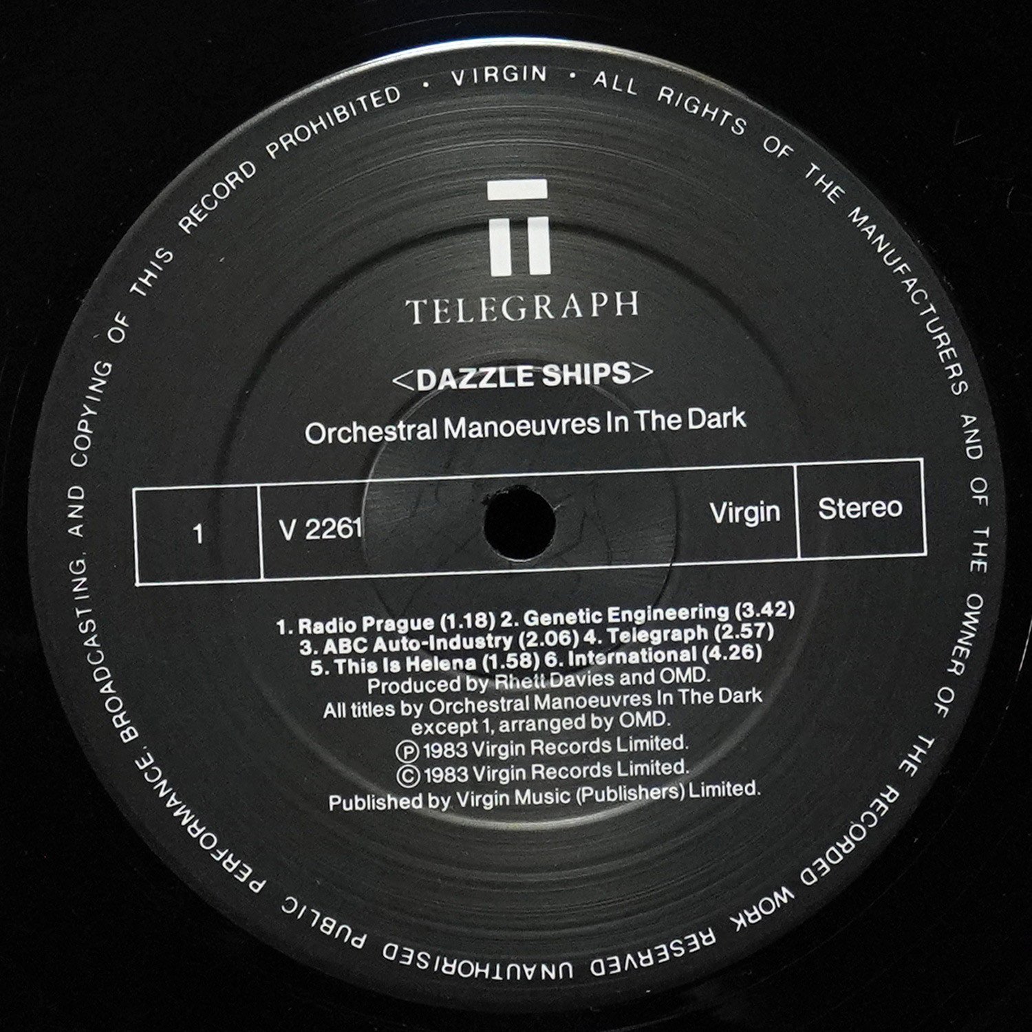 LP Orchestral Manoeuvres In The Dark — Dazzle Ships фото 3