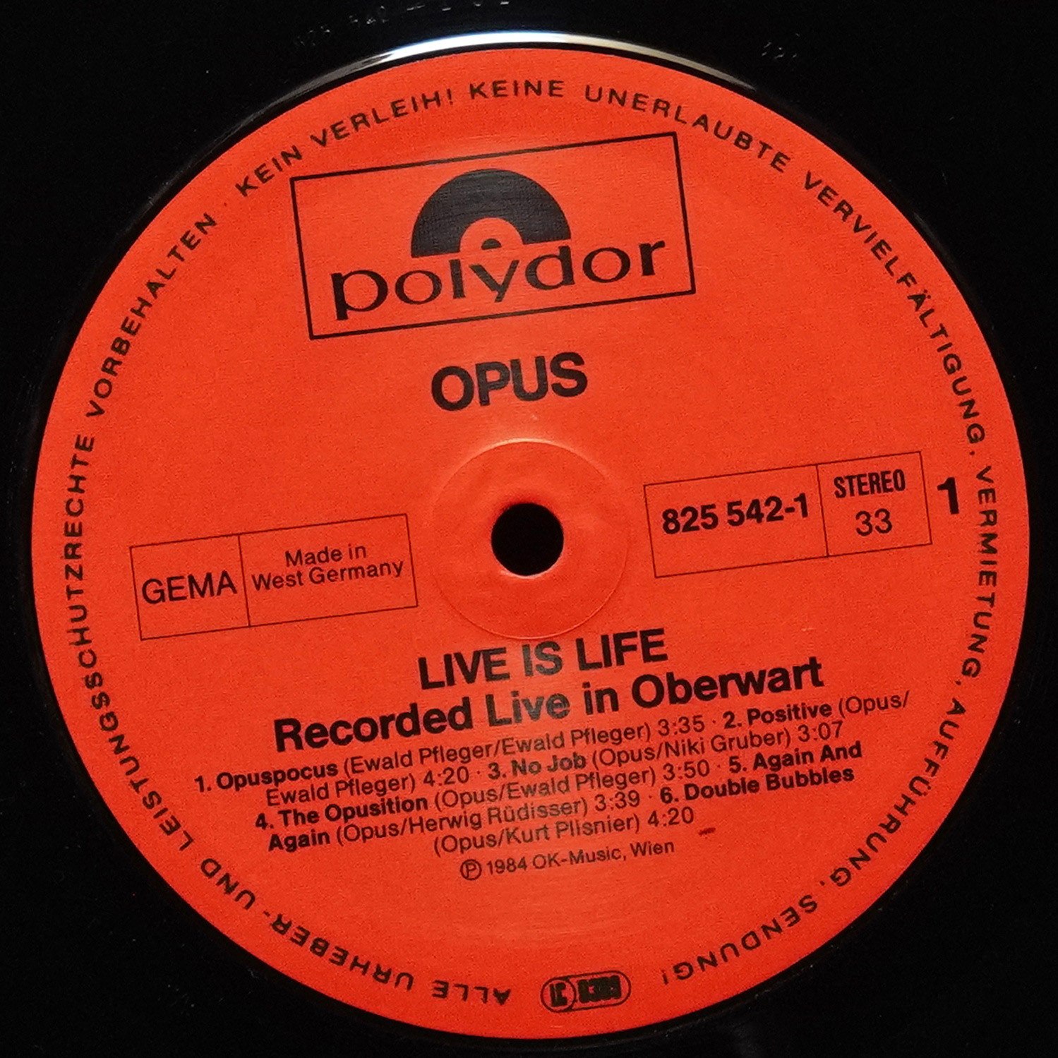 LP Opus — Live Is Life фото 3