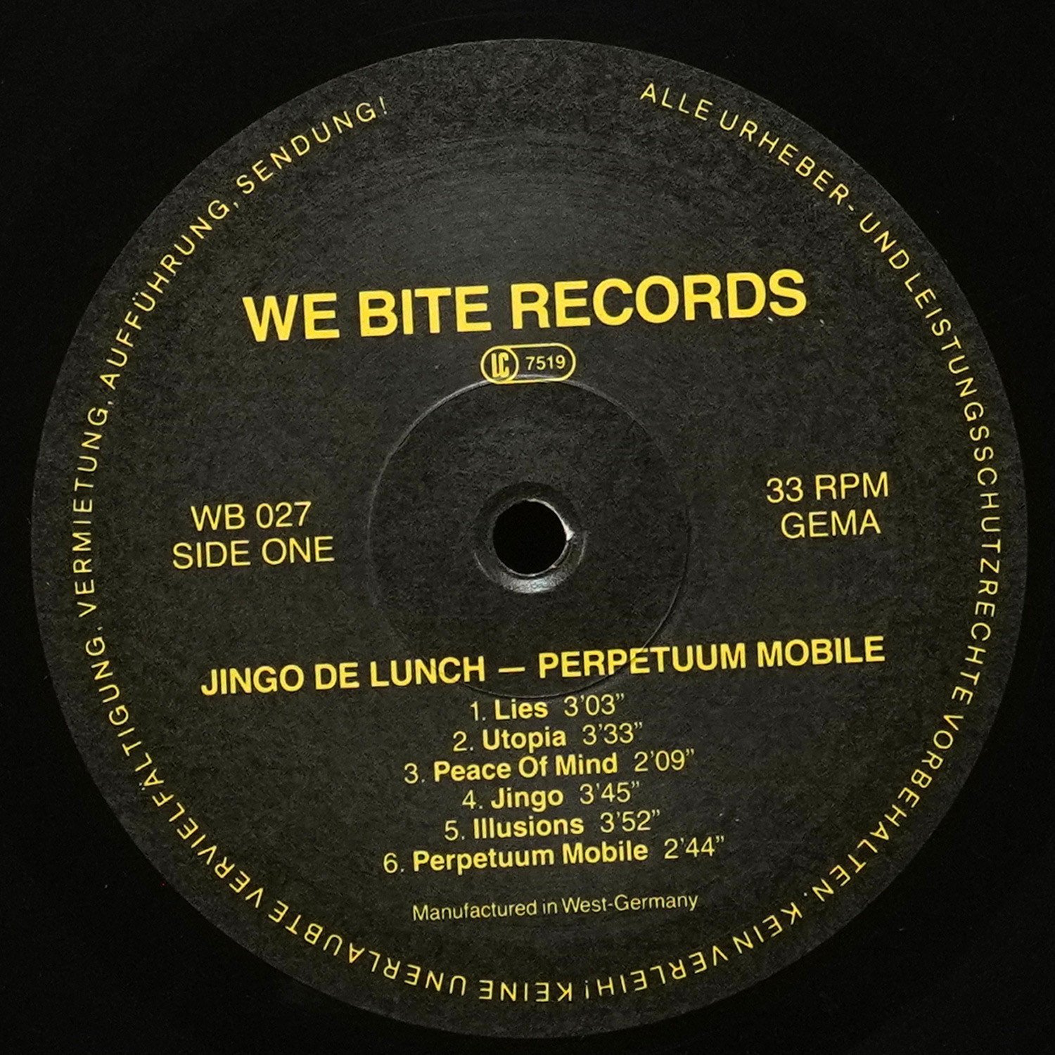 LP Jingo De Lunch — Perpetuum Mobile фото 3