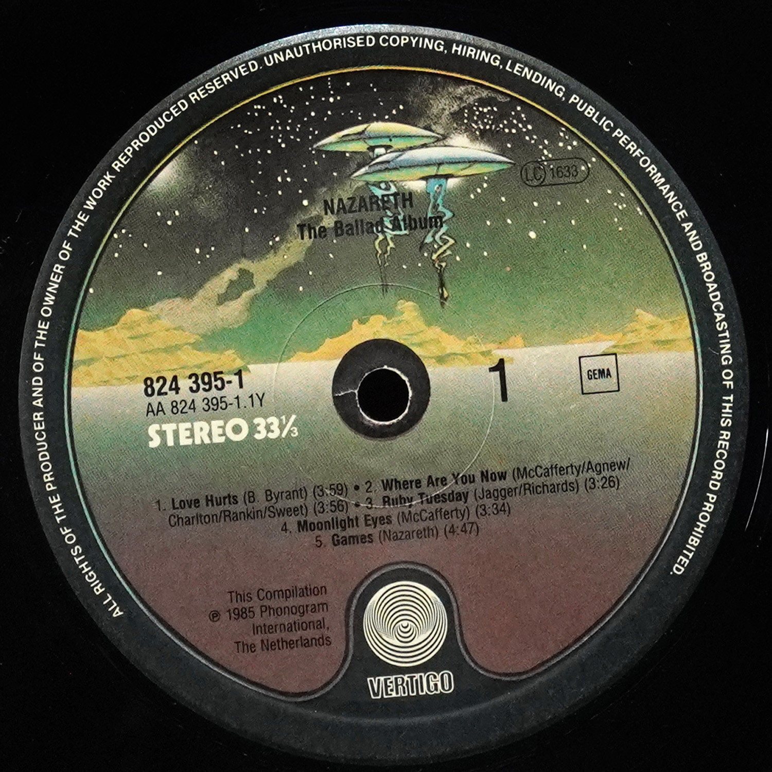 LP Nazareth — Ballad Album фото 3
