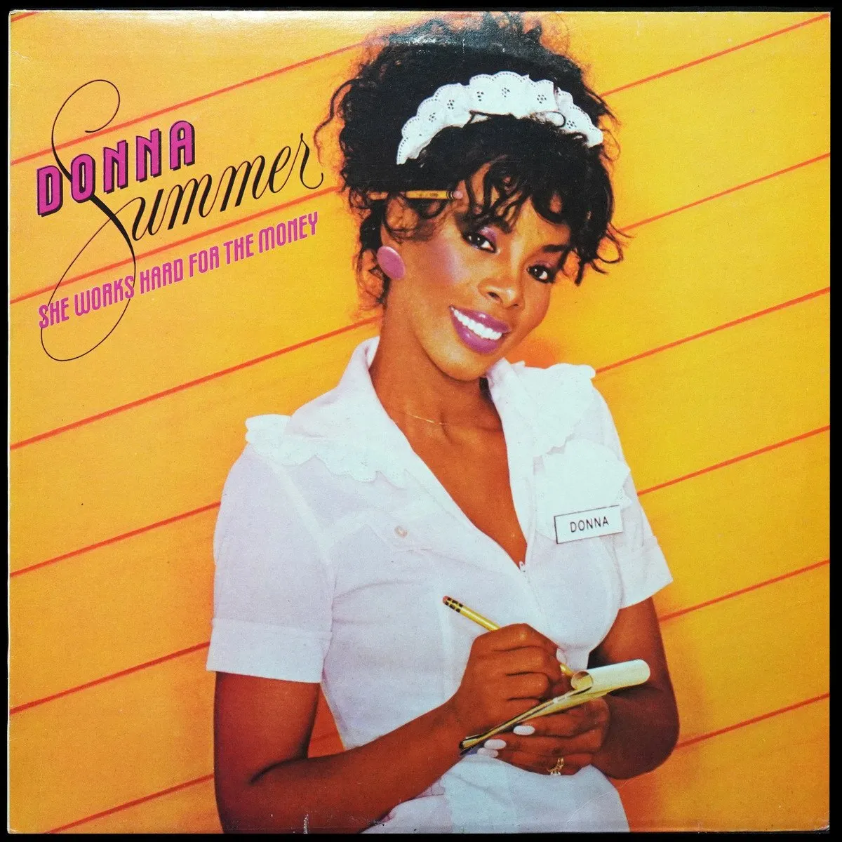 LP Donna Summer — She Works Hard For The Money фото