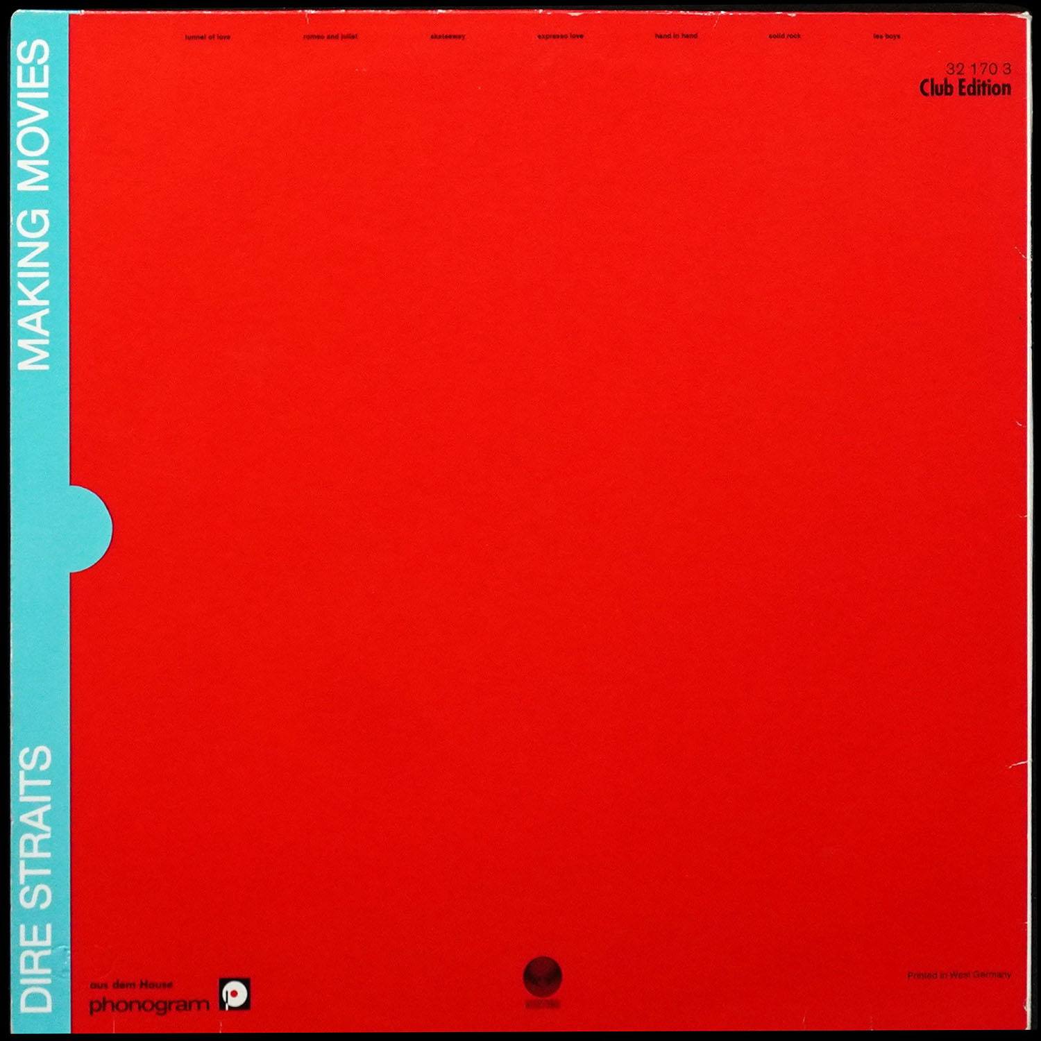 LP Dire Straits — Making Movies (клубное издание) фото 2