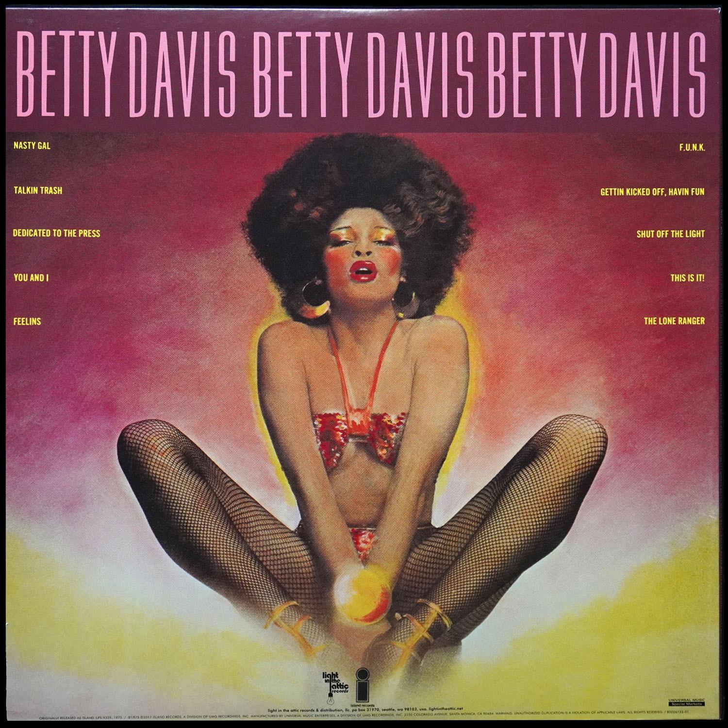 LP Betty Davis — Nasty Gal (+ буклет) фото 2