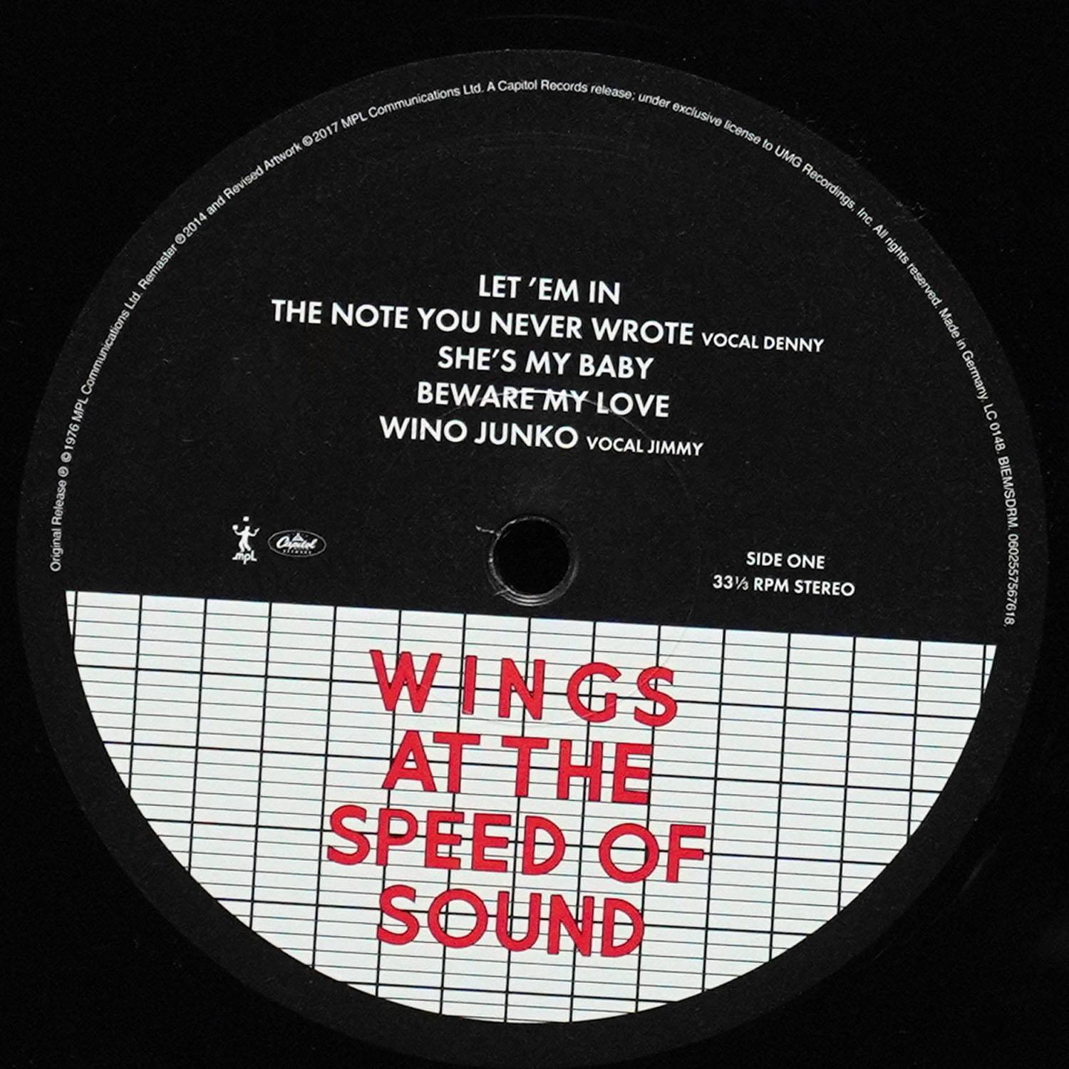 LP Wings — At The Speed Of Sound фото 3