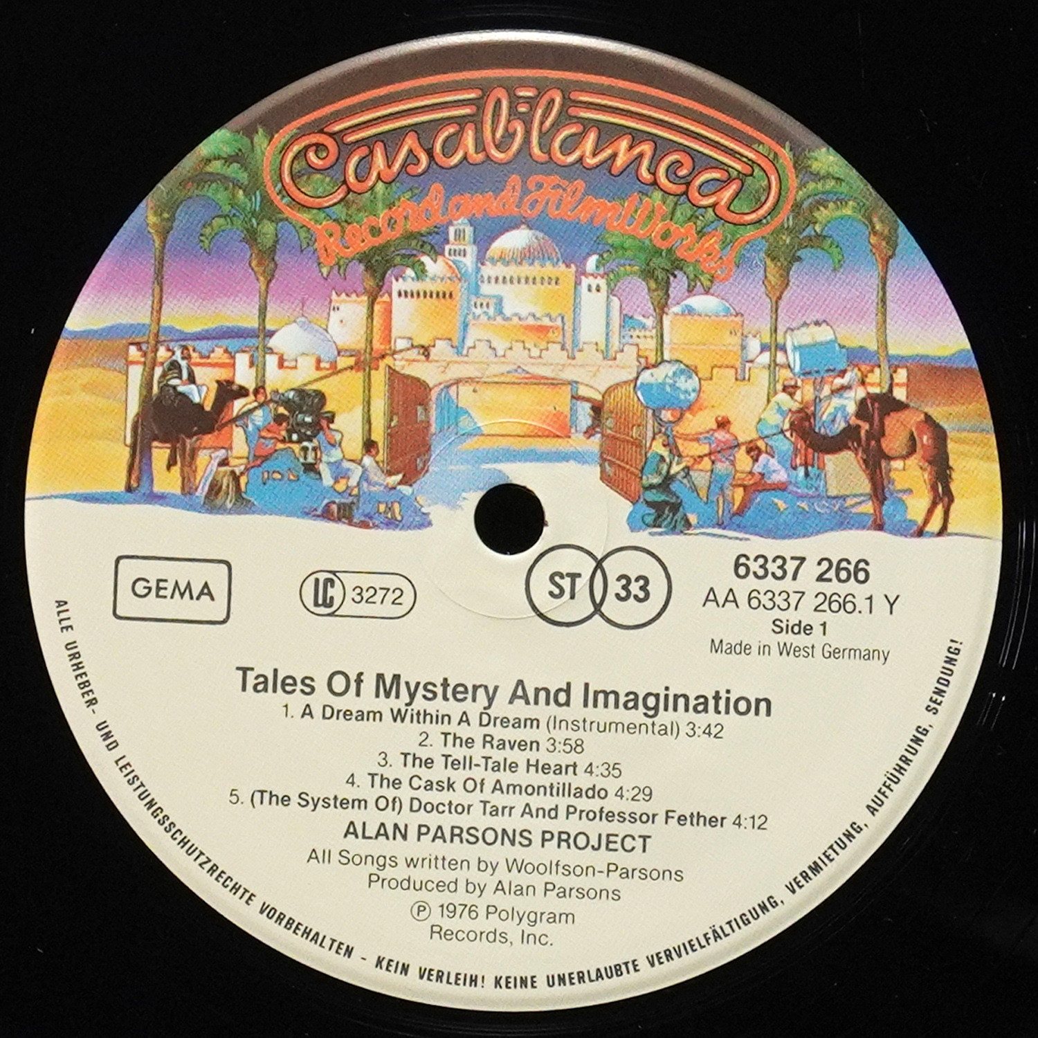 LP Alan Parsons Project — Tales Of Mystery And Imagination фото 2