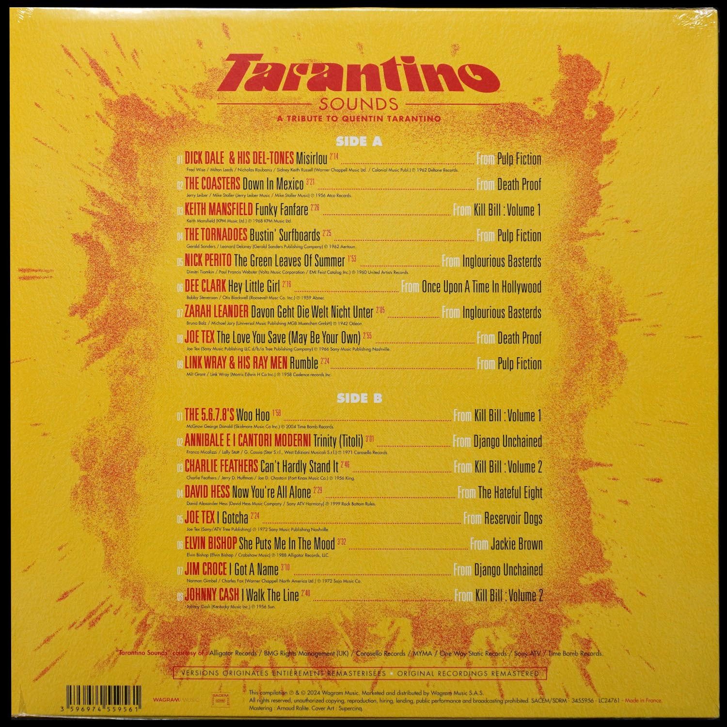 LP V/A — Tarantino Sounds - A Tribute To Quentin Tarantino фото 2