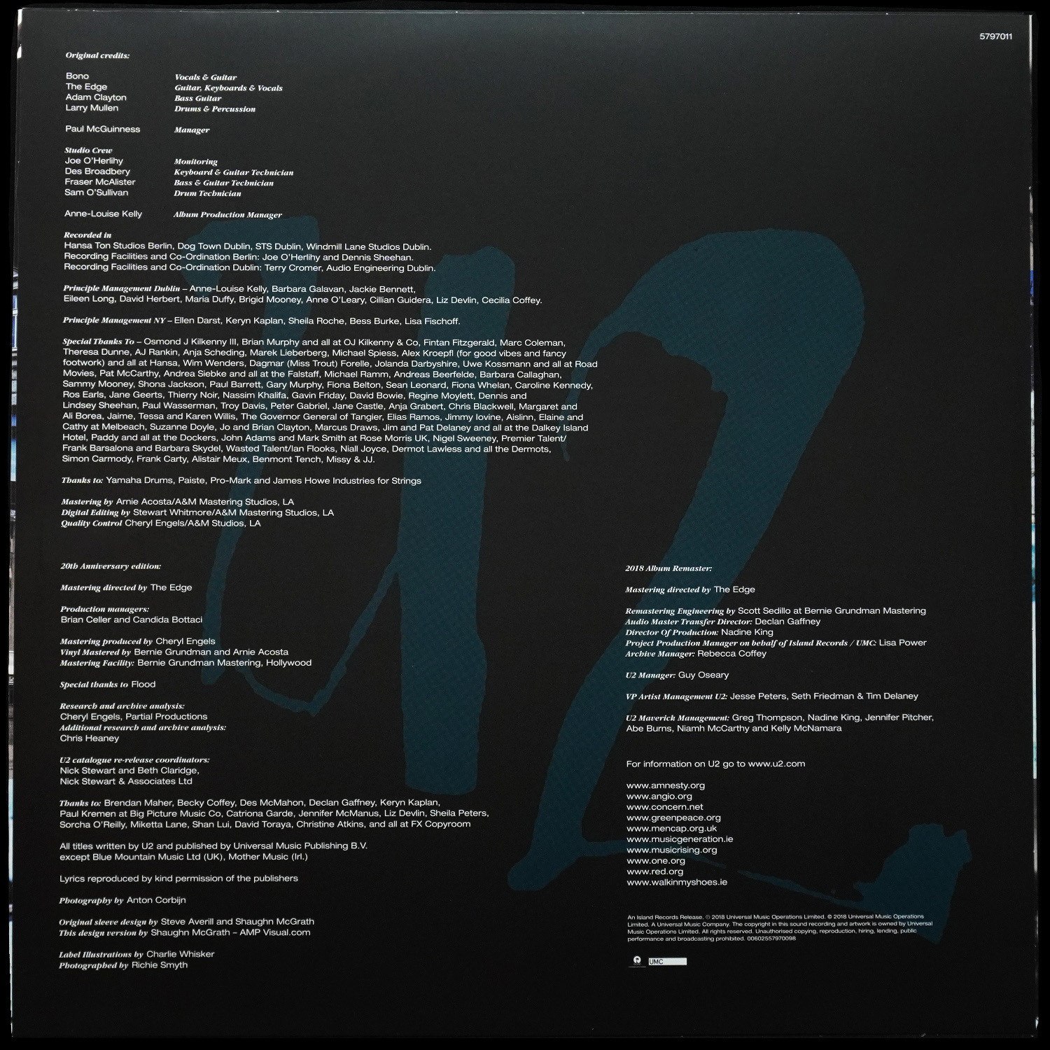 LP U2 — Achtung Baby (2LP) фото 10