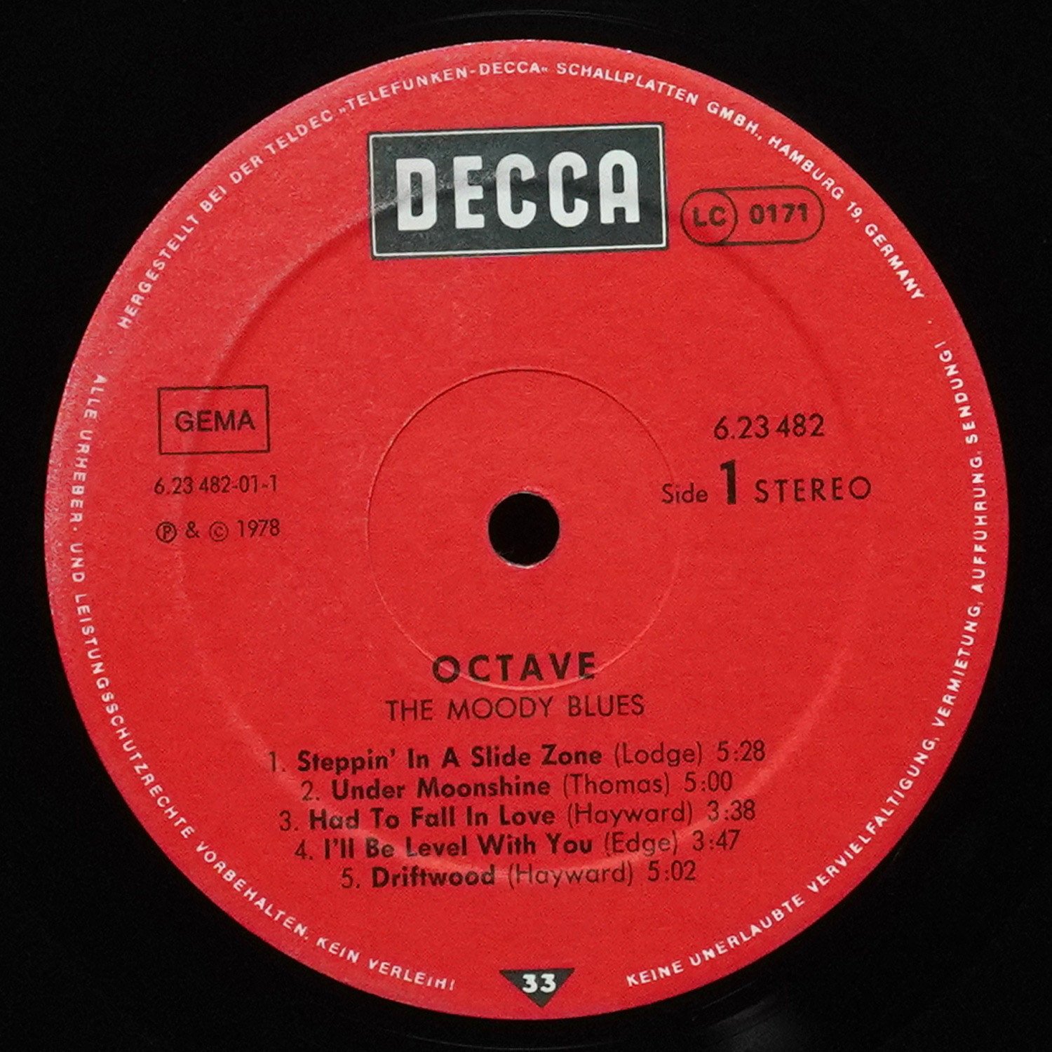 LP Moody Blues — Octave фото 2