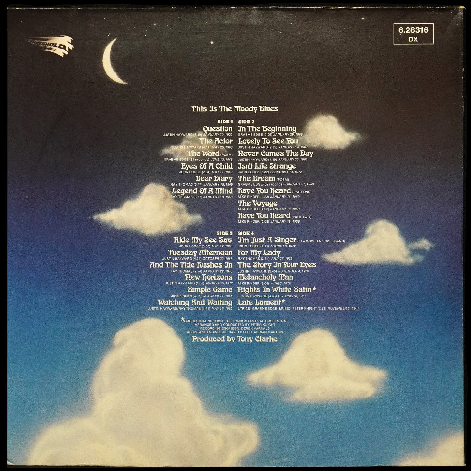 LP Moody Blues — This Is The Moody Blues (2LP) фото 2