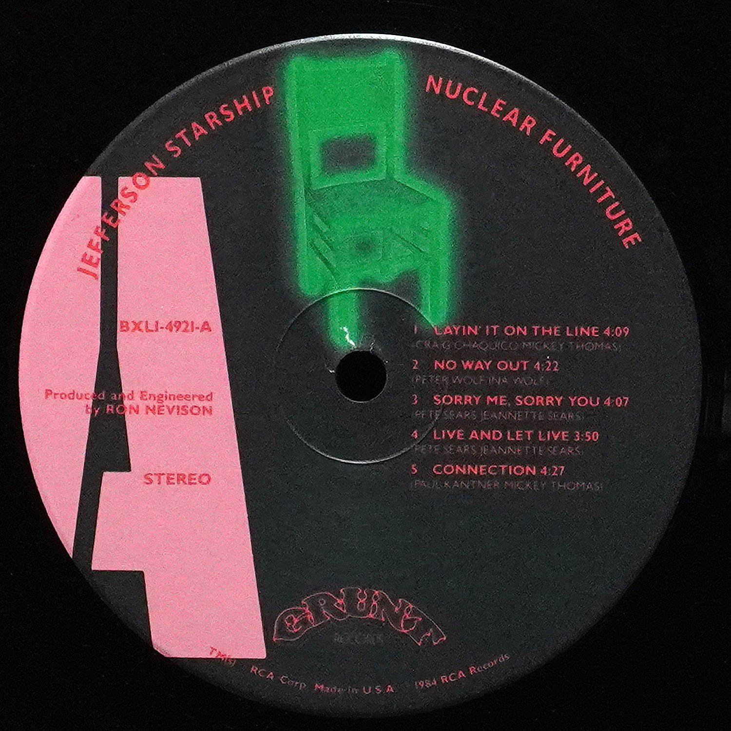 LP Jefferson Starship — Nuclear Furniture фото 3