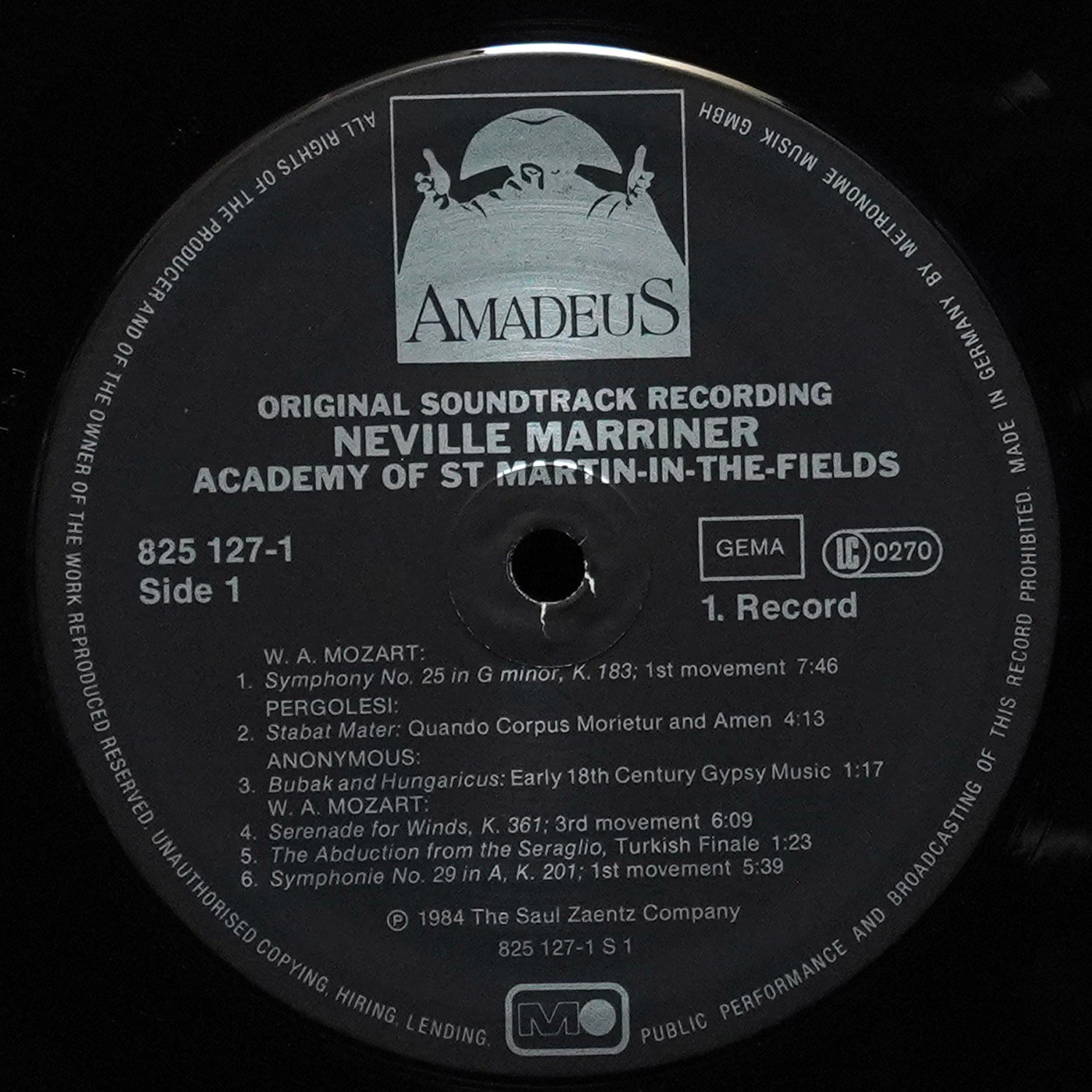LP Neville Marriner — Amadeus (Original Soundtrack Recording) (2LP, + буклет) фото 4