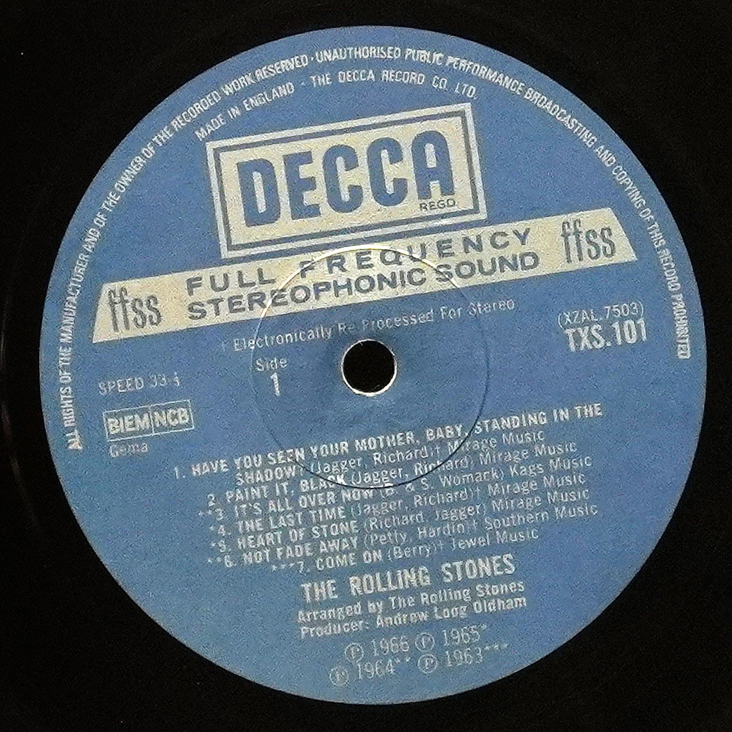 LP Rolling Stones — Big Hits (High Tide And Green Grass) фото 3