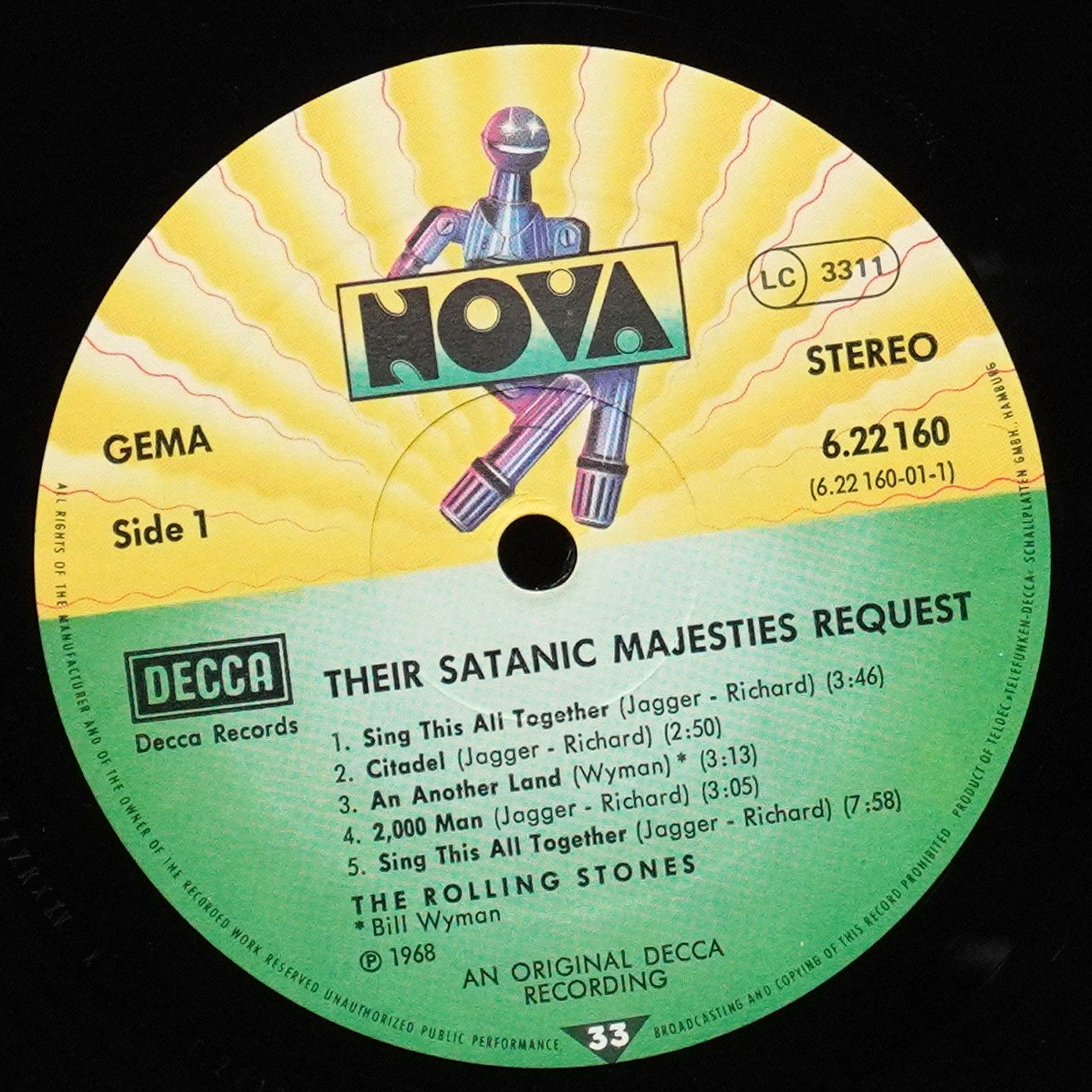 LP Rolling Stones — Their Satanic Majesties Request фото 3