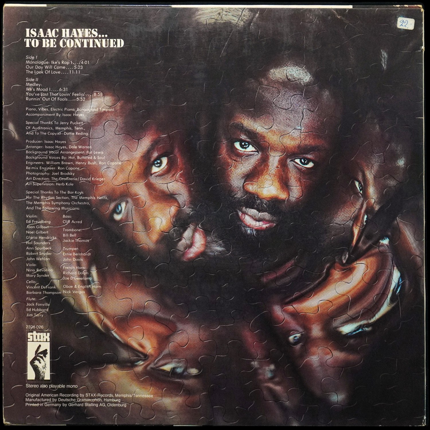 LP Isaac Hayes — To Be Continued фото 2
