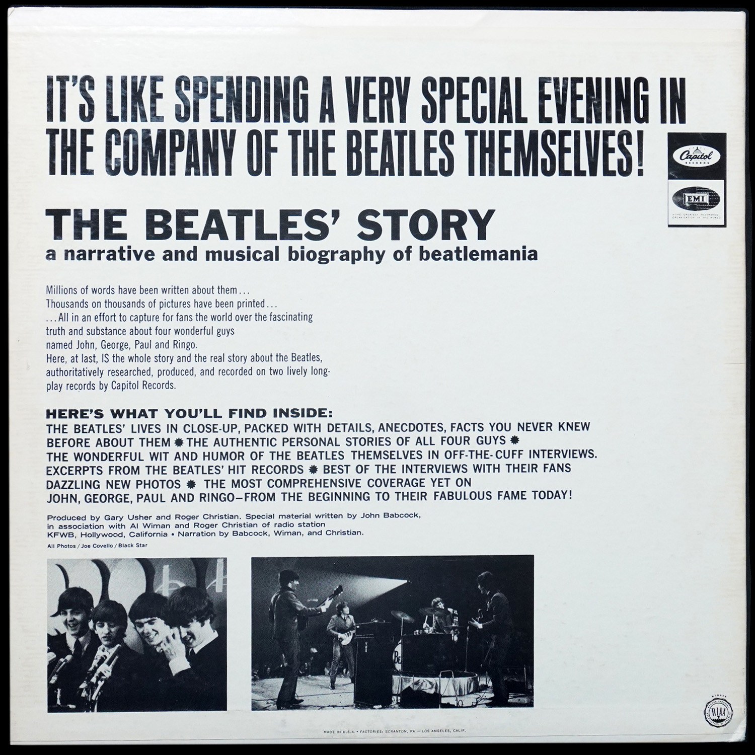 LP Beatles — Beatles' Story (2LP) фото 2