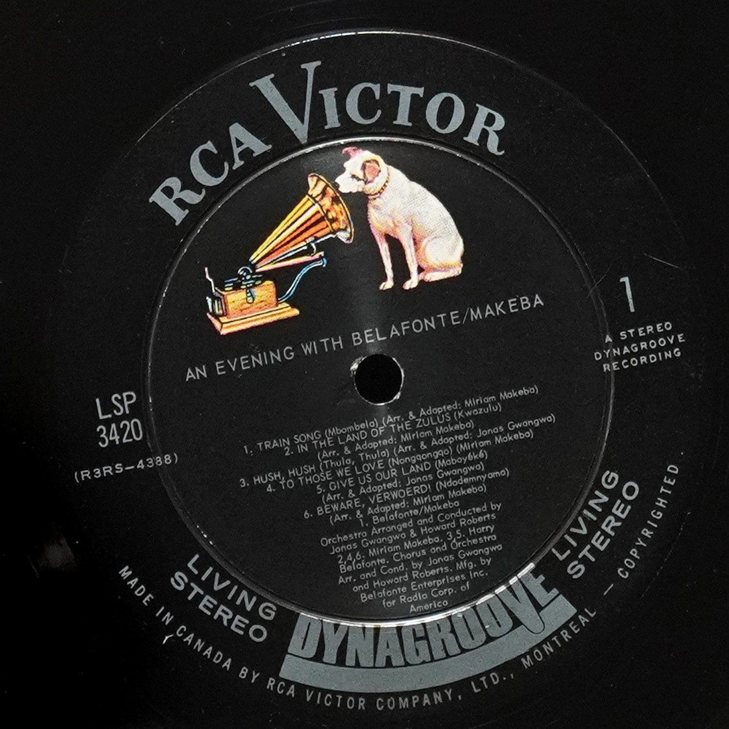 LP Harry Belafonte — An Evening With Belafonte/Makeba фото 2