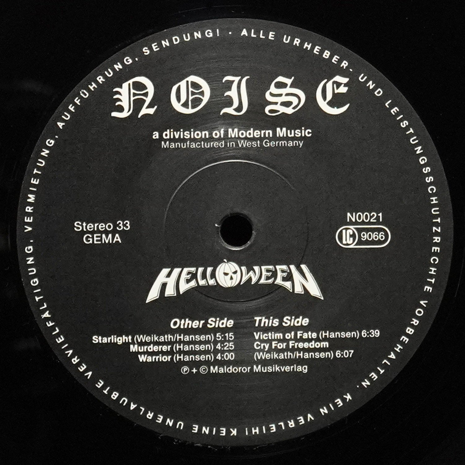LP Helloween — Helloween (EP (мини-альбом)) фото 3