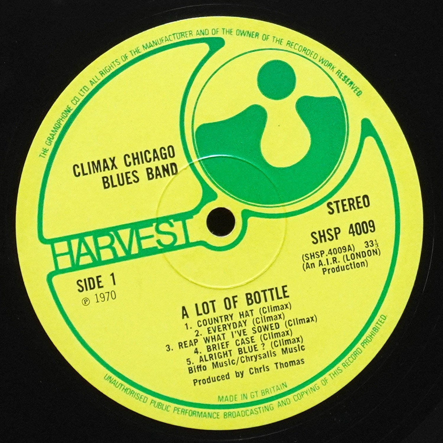 LP Climax Chicago Blues Band — A Lot Of Bottle фото 3