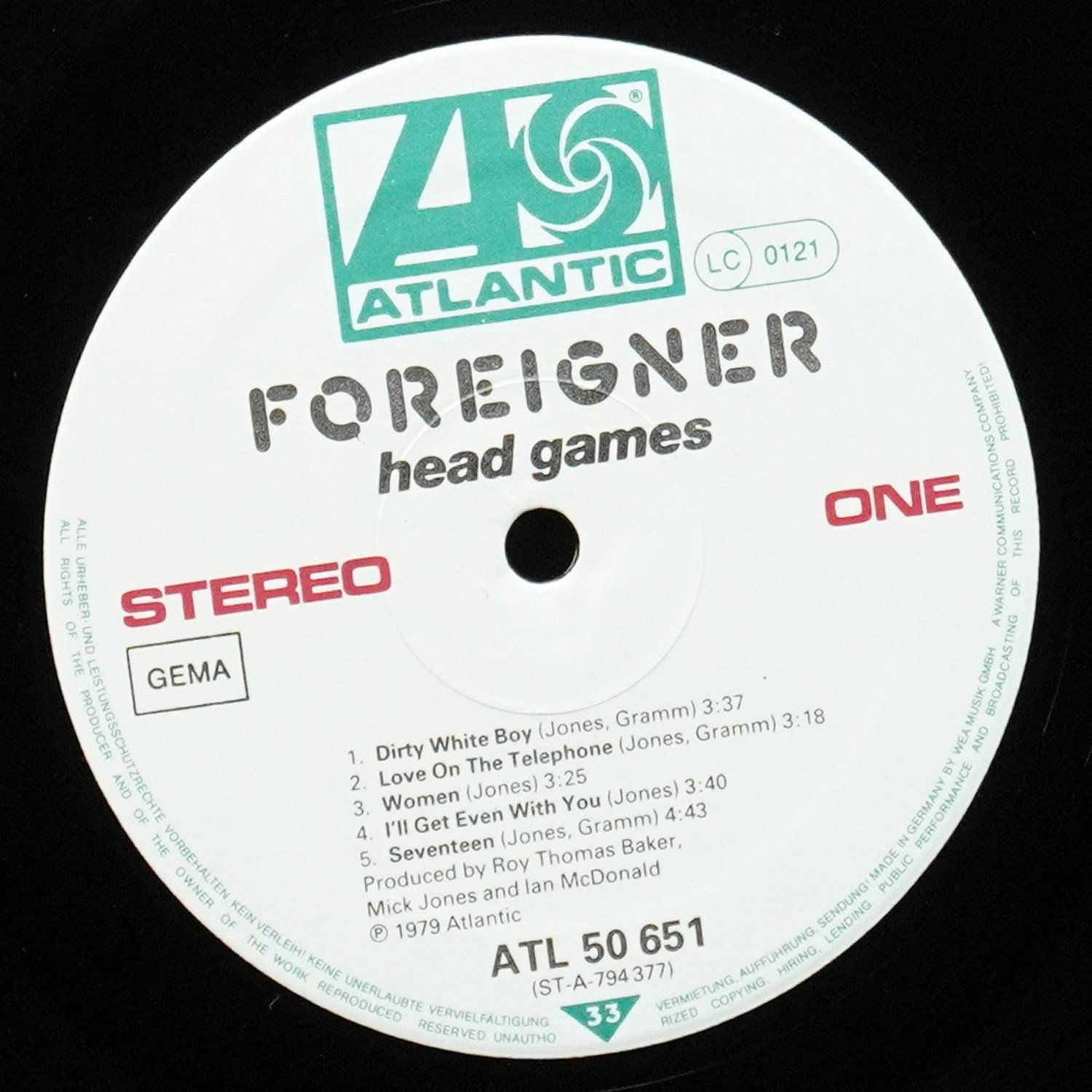 LP Foreigner — Head Games фото 2