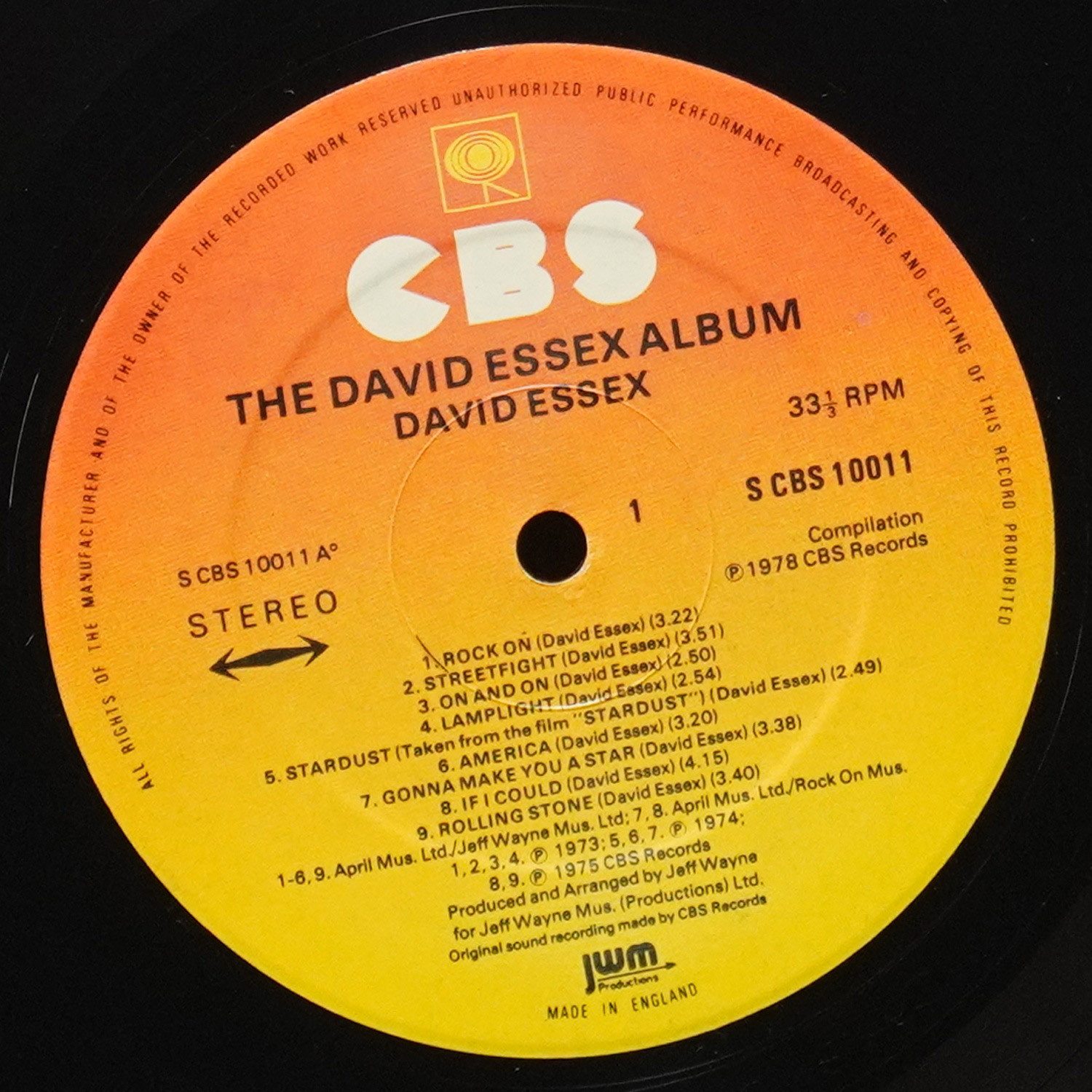 LP David Essex — David Essex Album фото 2