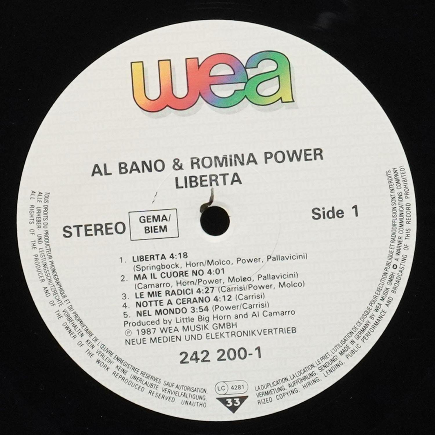 LP Al Bano & Romina Power — Liberta! фото 2