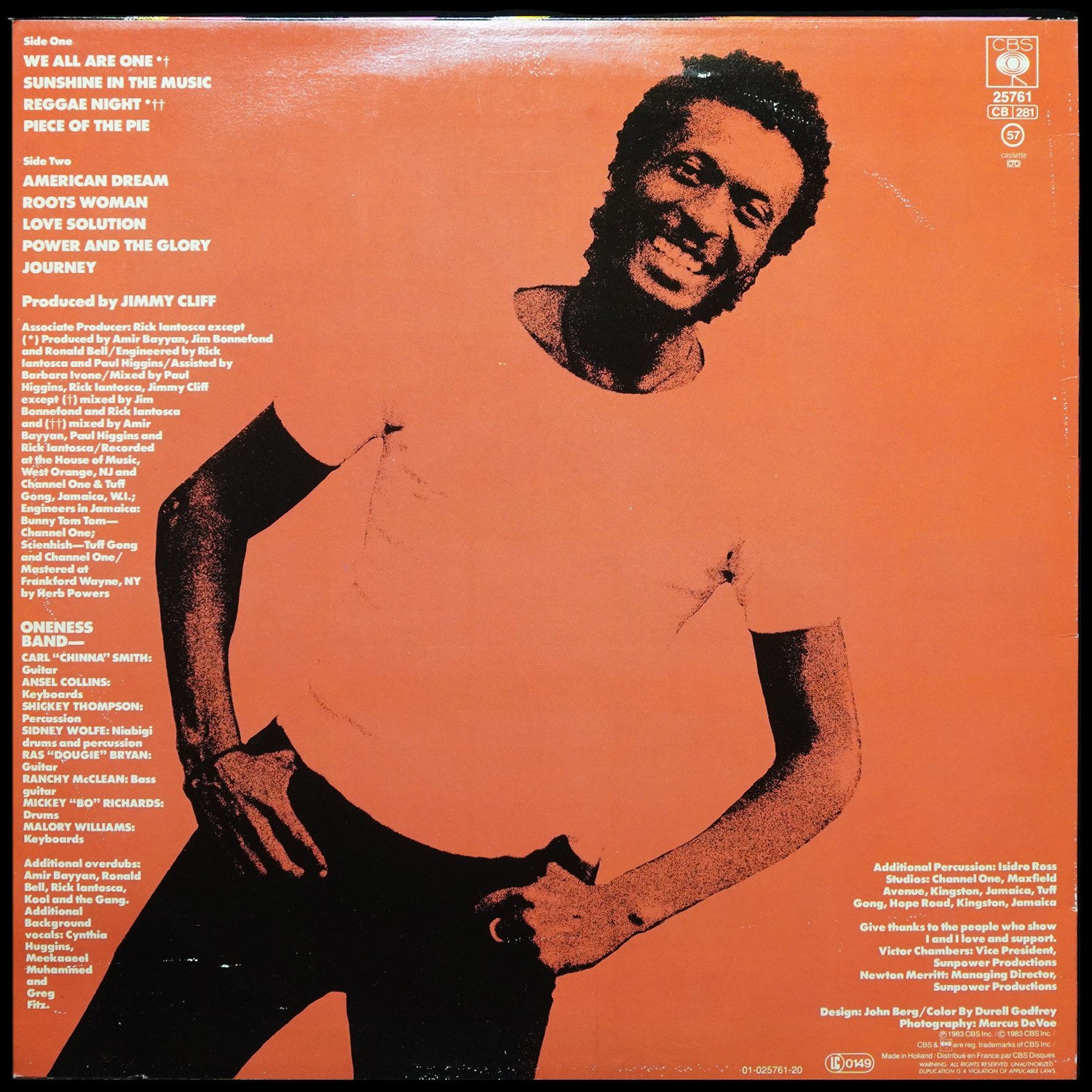 LP Jimmy Cliff — Power And The Glory фото 2