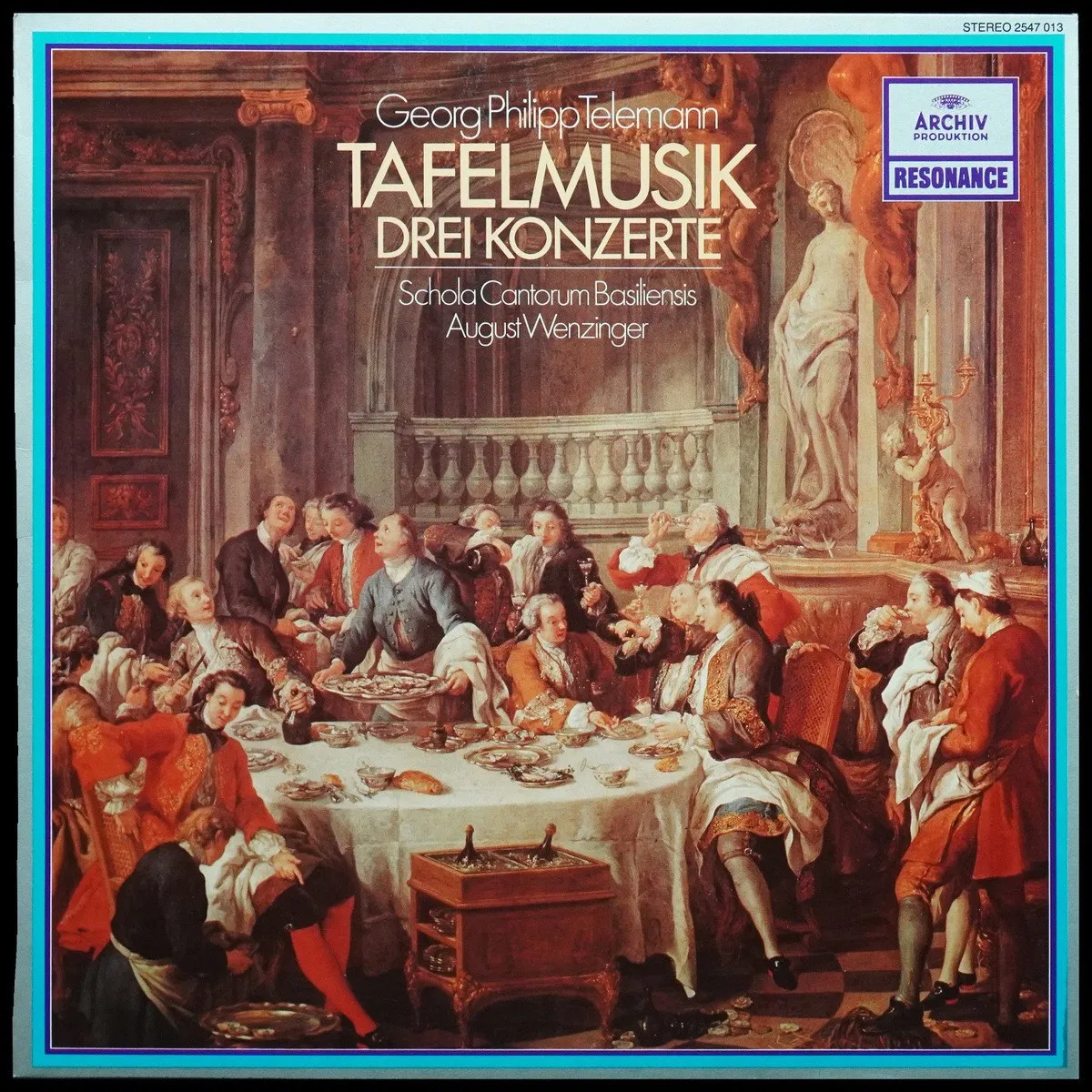 LP August Wenzinger — Telemann: Musique De Table фото