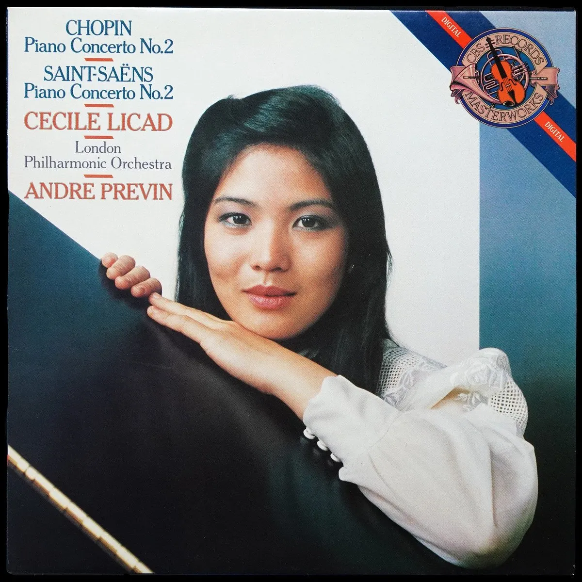 LP Andre Previn — Chopin / Saint-Saens: Piano Concerto No. 2 / Piano Concerto No. 2 фото