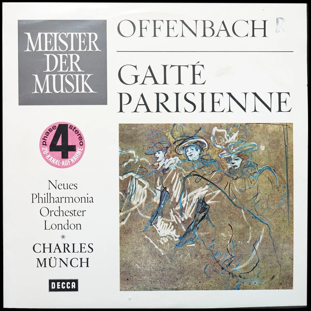 LP Charles Munch — Offenbach: Gaite Parisienne фото